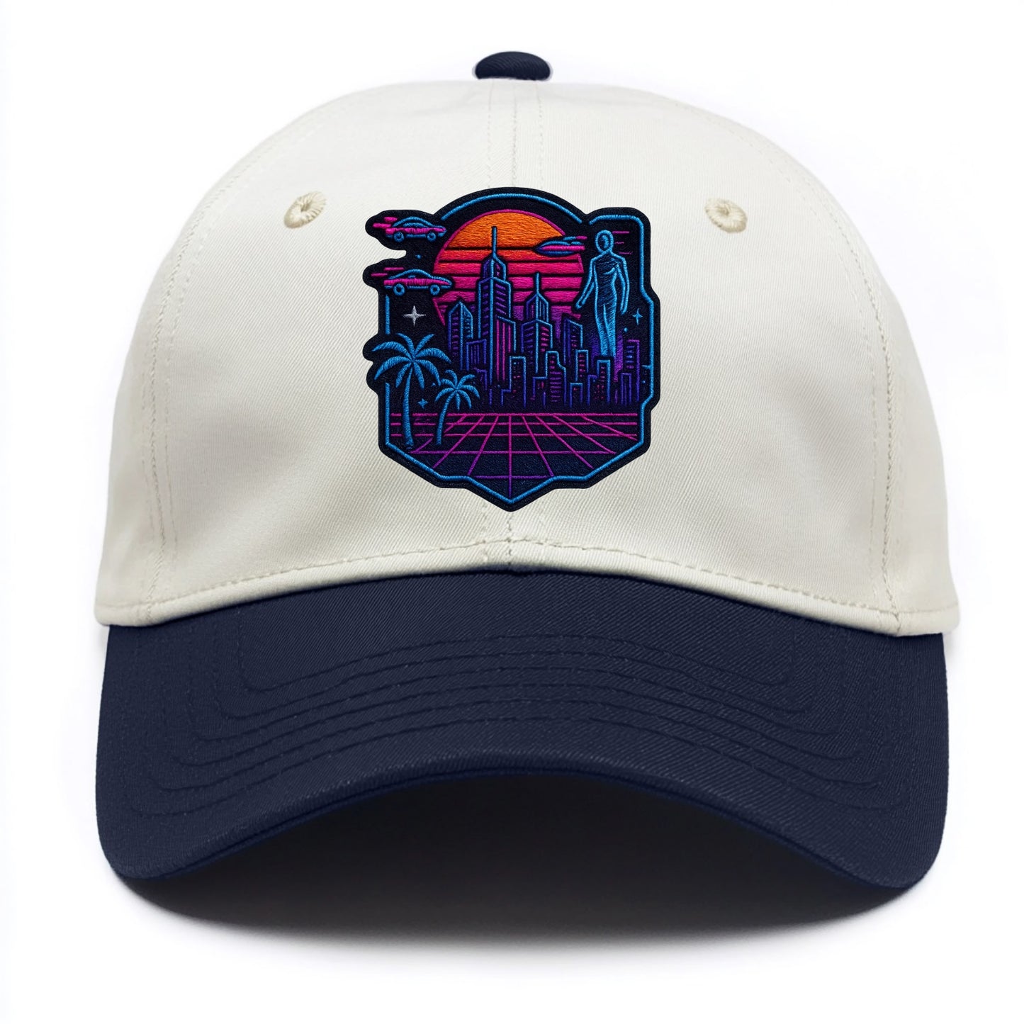 Cyberpunk City - Two Tone Cap - Navy