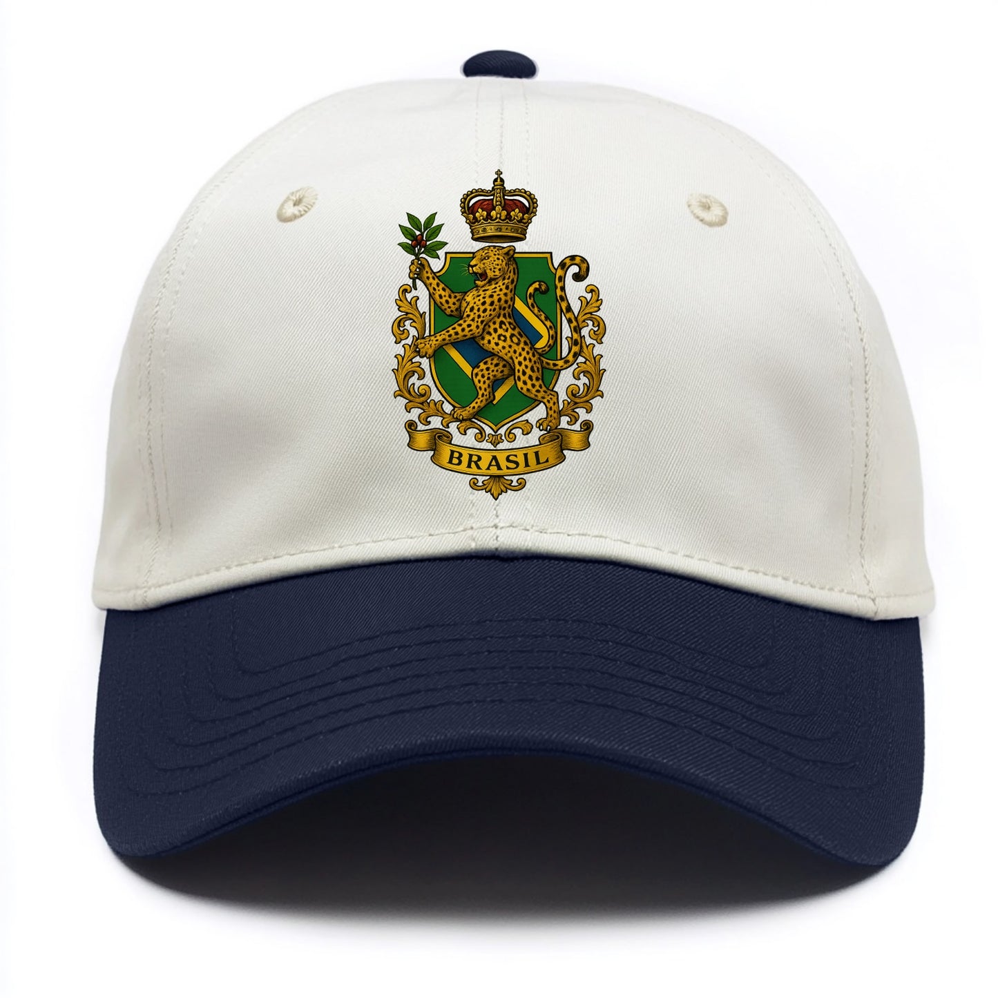 Brazil Jaguar Emblem - Two Tone Cap - Navy