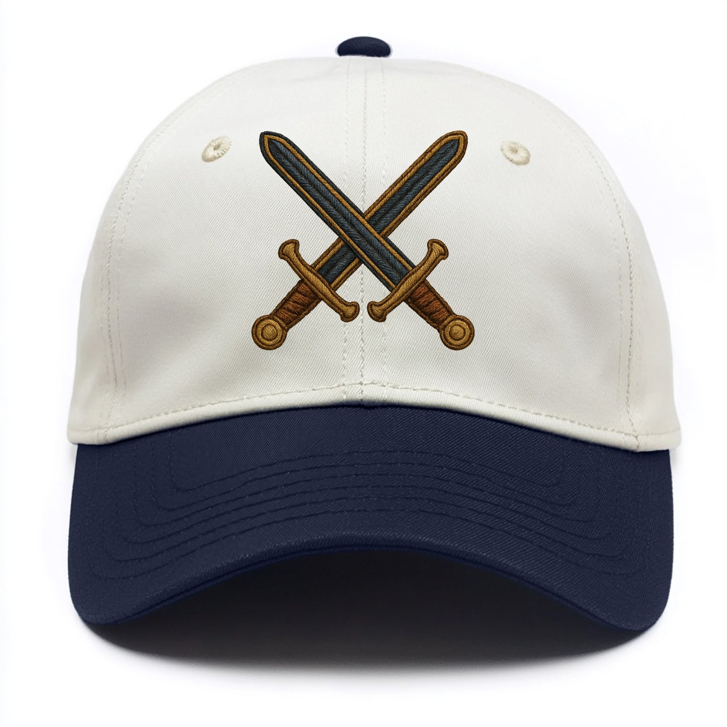 Crossed Swords - Two Tone Cap - Navy