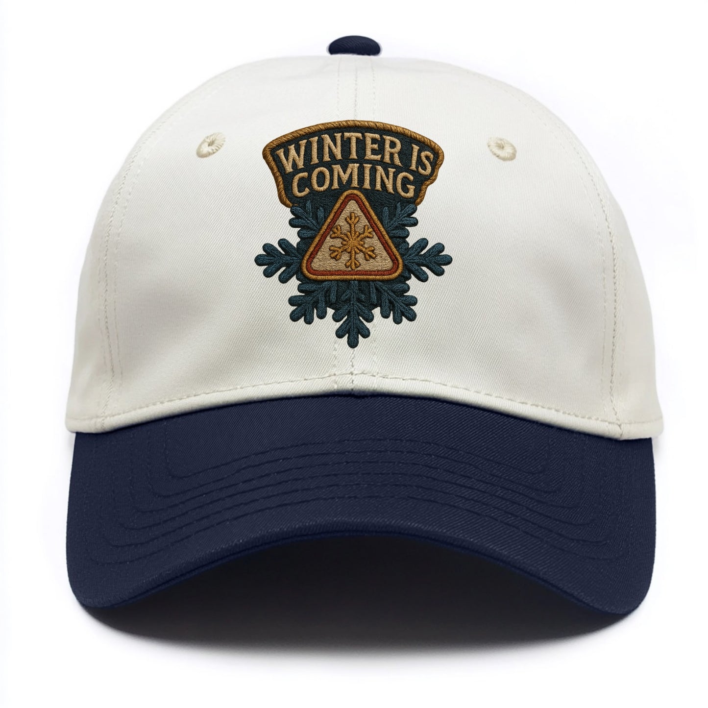 Winter Is Coming - Two Tone Cap - Navy