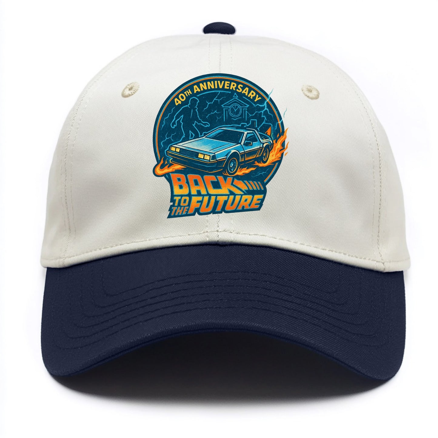 Back To The Future 40th Anniversary - Two Tone Cap - Navy
