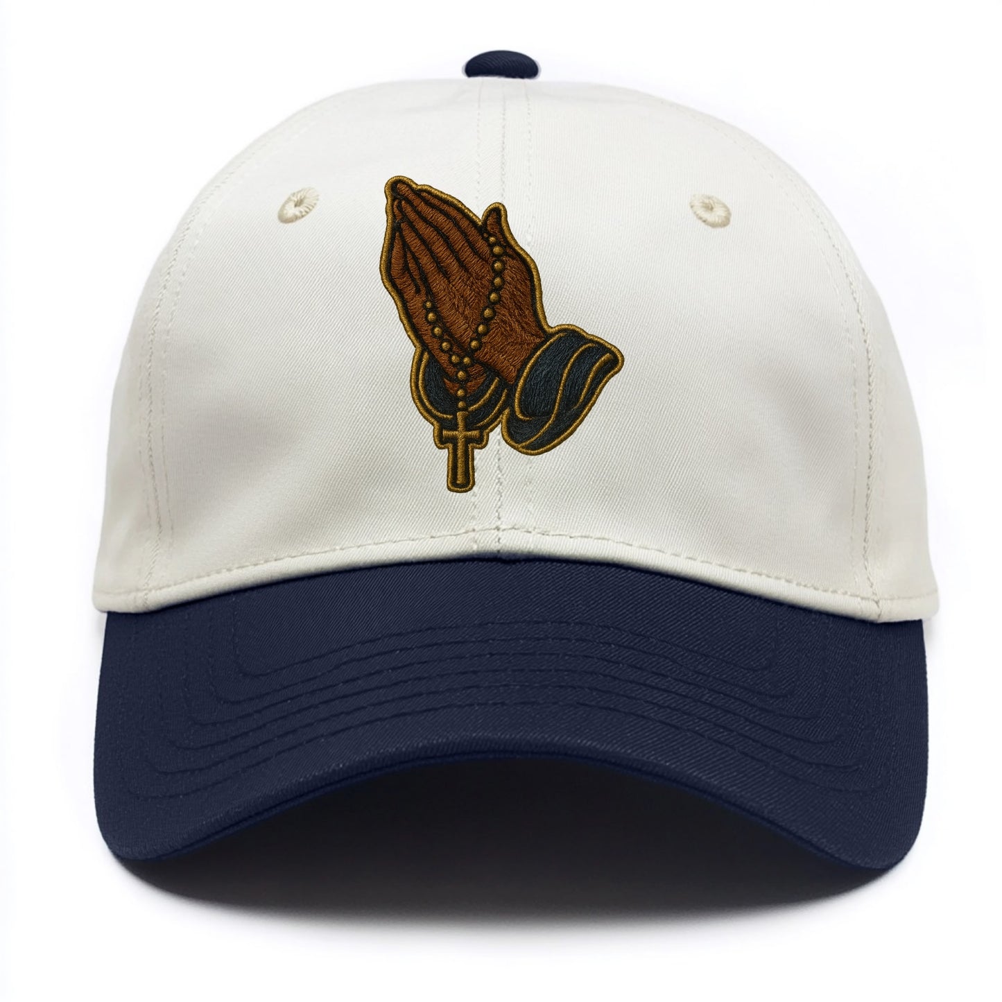 Praying Hands - Two Tone Cap - Navy
