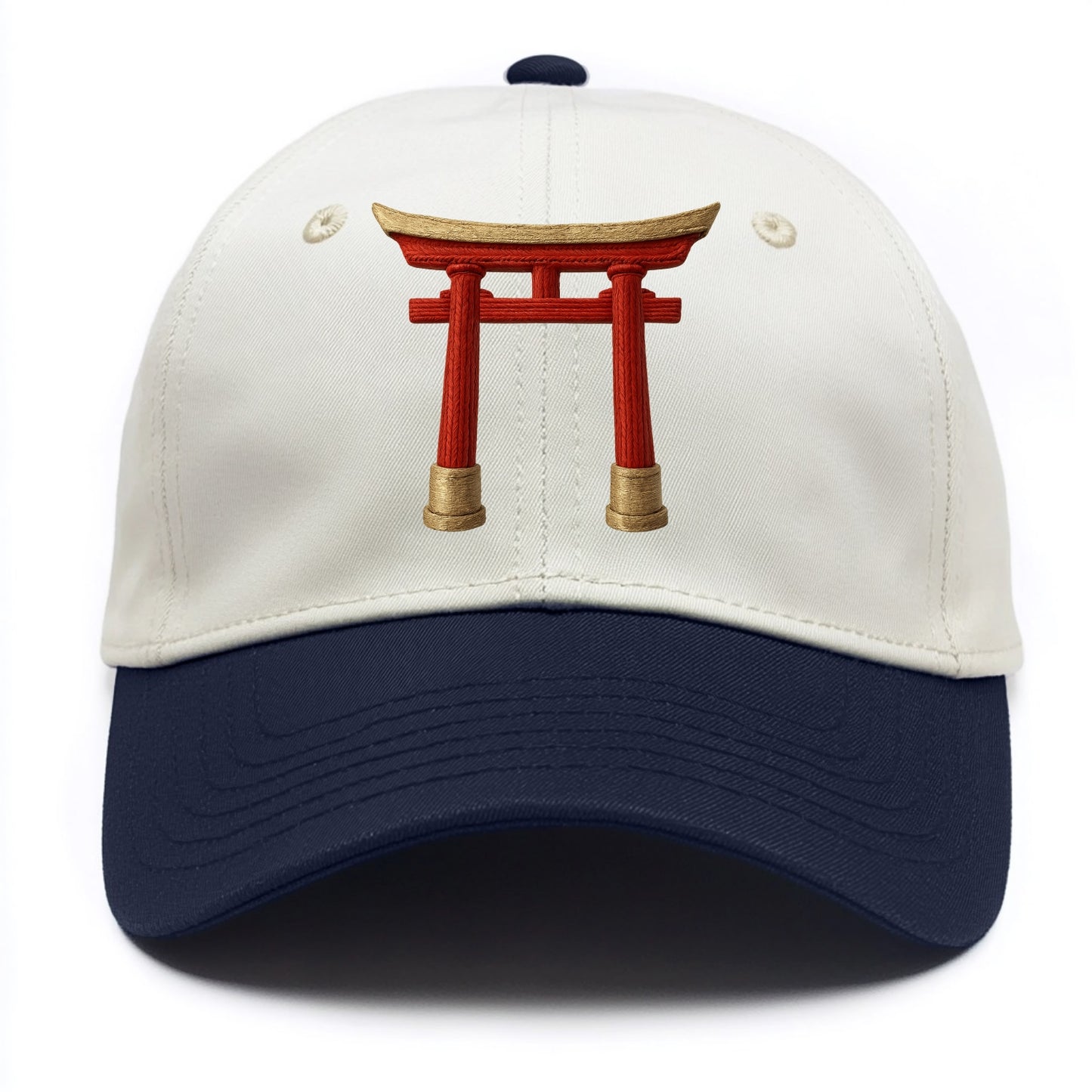 Japanese Torii Gate - Two Tone Cap - Navy