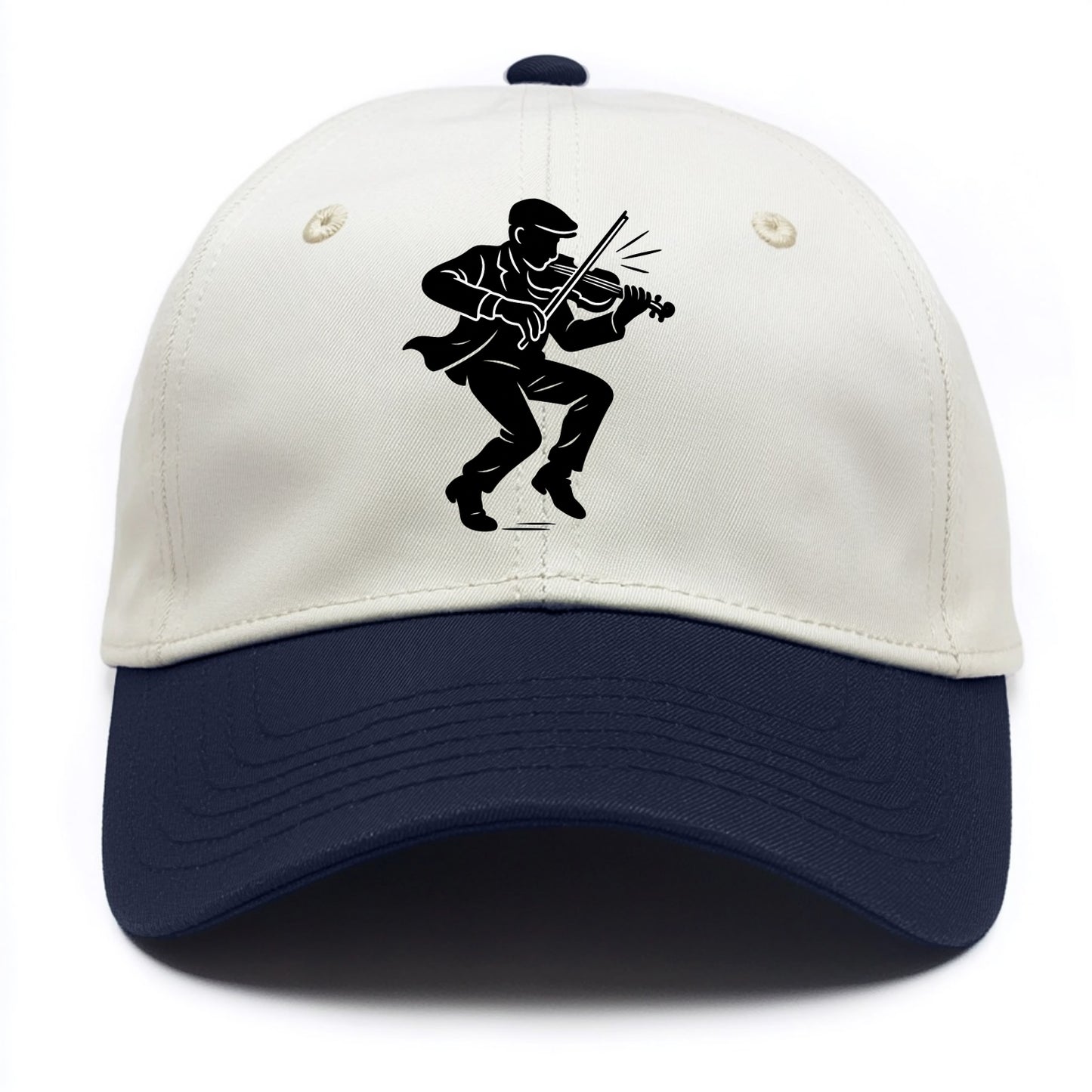 Irish folk musician traditional jig - Two Tone Cap - Navy