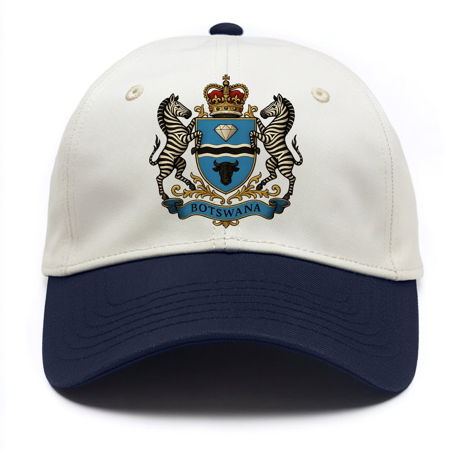 Botswana Heritage Badge - Two Tone Cap - Navy