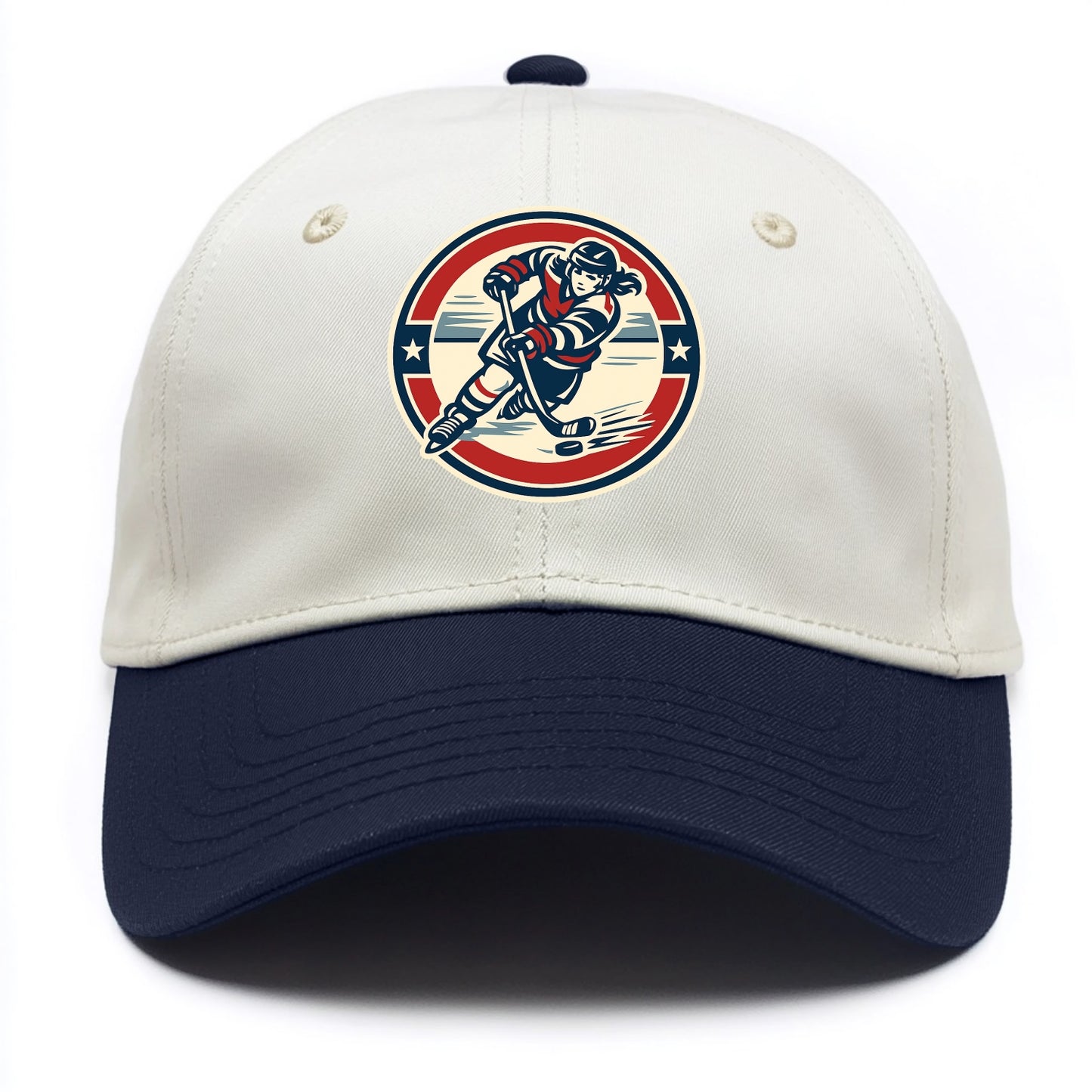 Fierce Ice Queen Emblem - Two Tone Cap - Navy