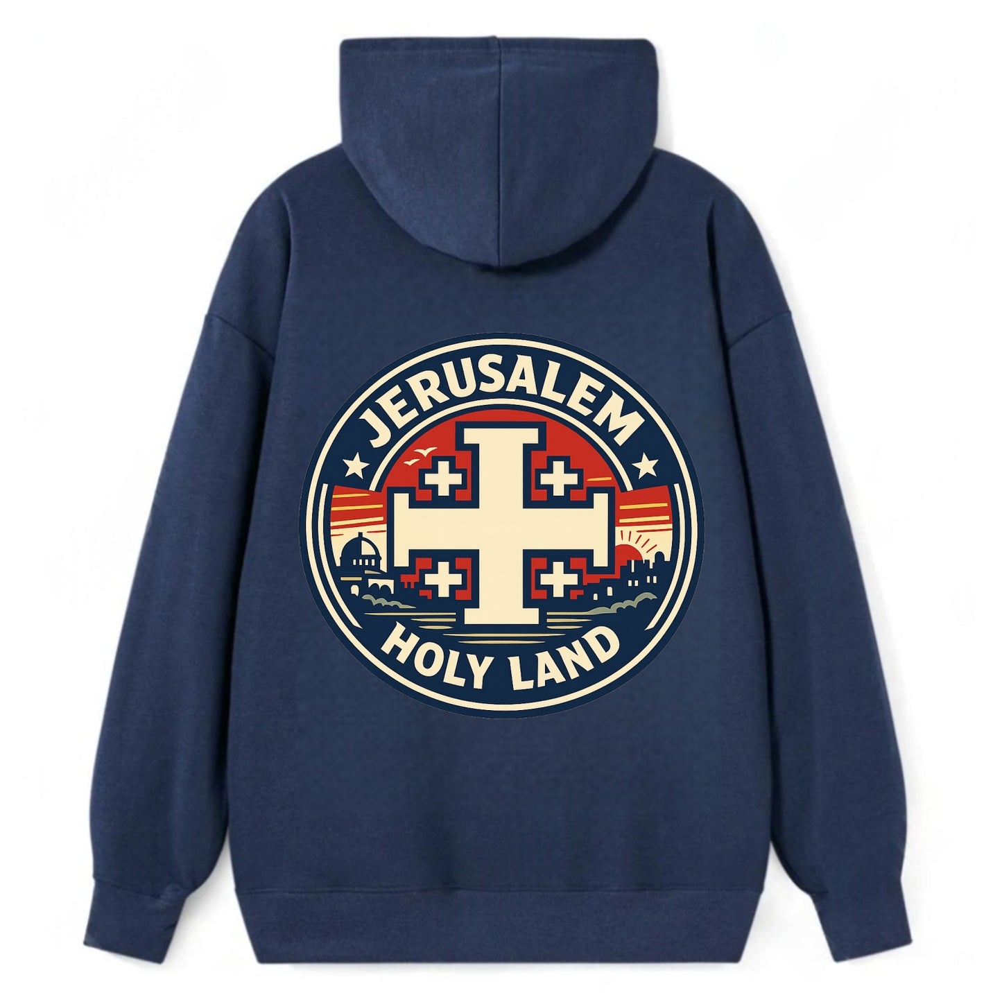 Heritage of the Cross - Classic Pullover Hoodie - Navy