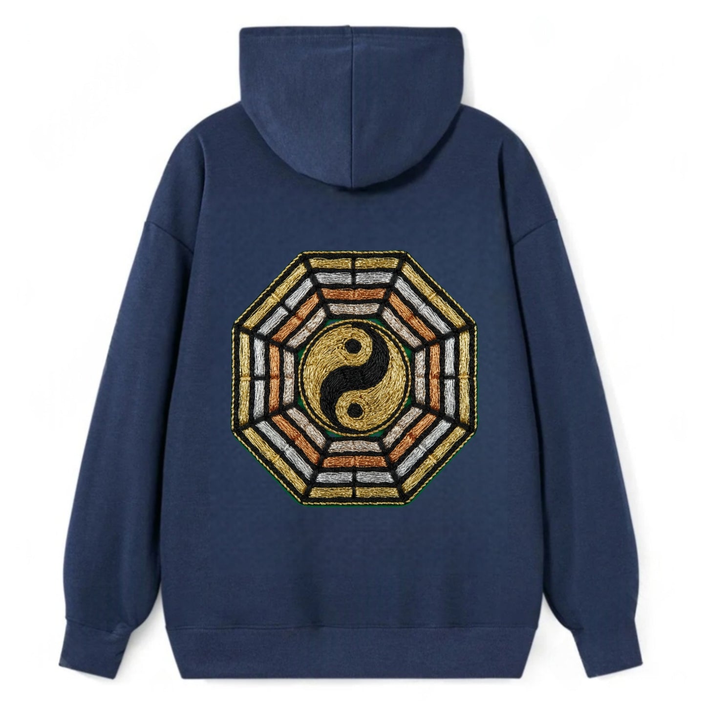 Bagua - Classic Pullover Hoodie - Navy