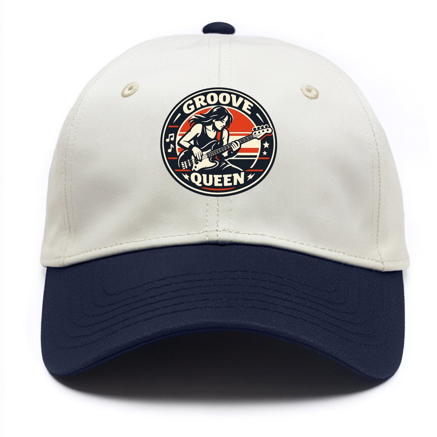 Groove Queen Emblem - Two Tone Cap - Navy