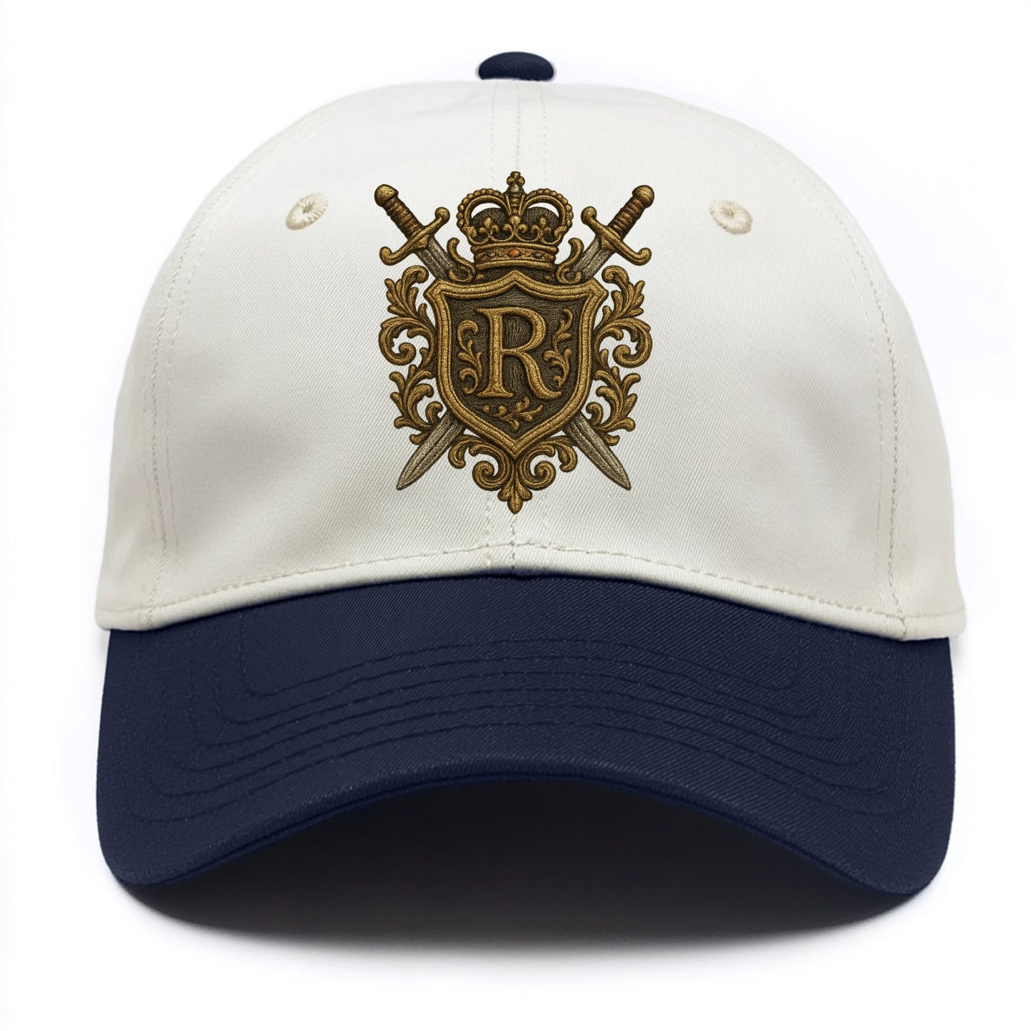Royal Crest - Two Tone Cap - Navy