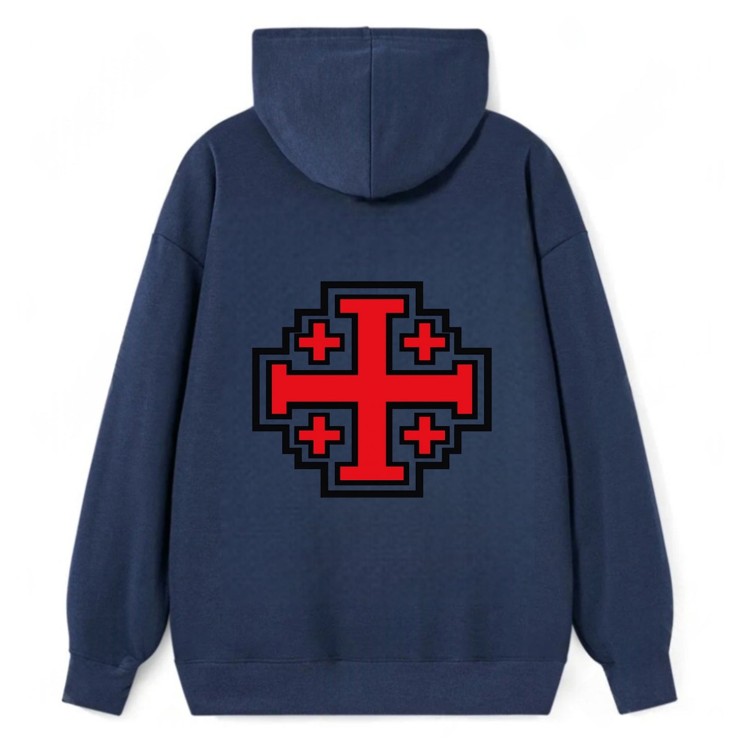 Heritage of Faith - Classic Pullover Hoodie - Navy