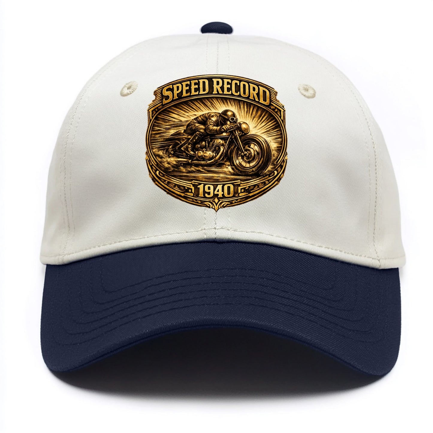 Speed Record Racer - Two Tone Cap - Navy