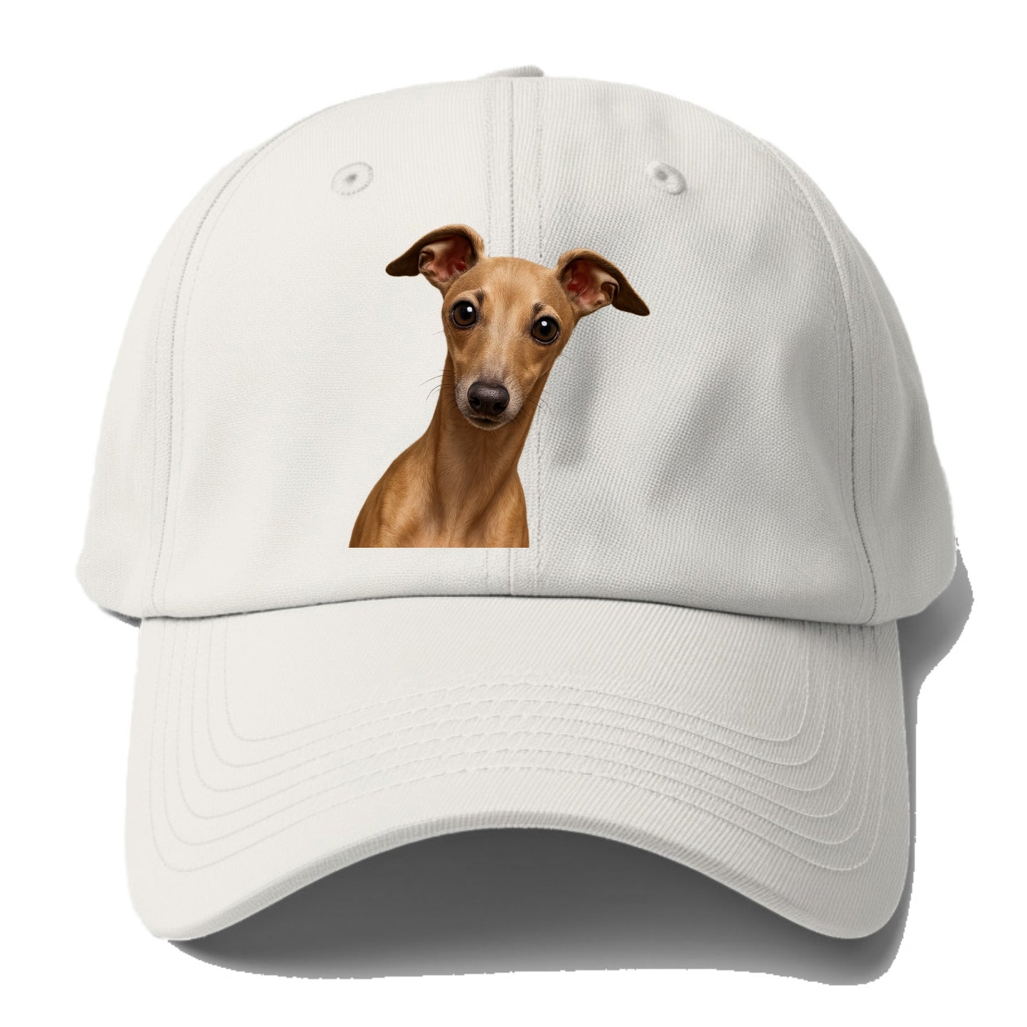 Italian Greyhound - Baseball Cap - Off White
