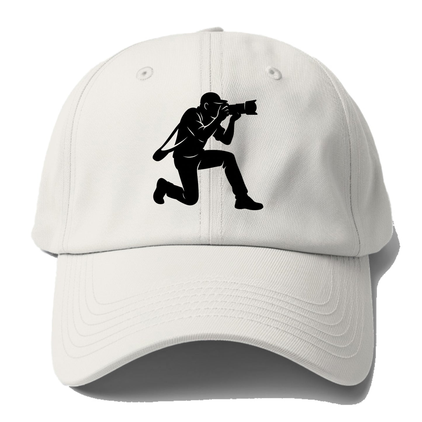 Photographer capturing perfect shot - Baseball Cap For Big Heads - Off White