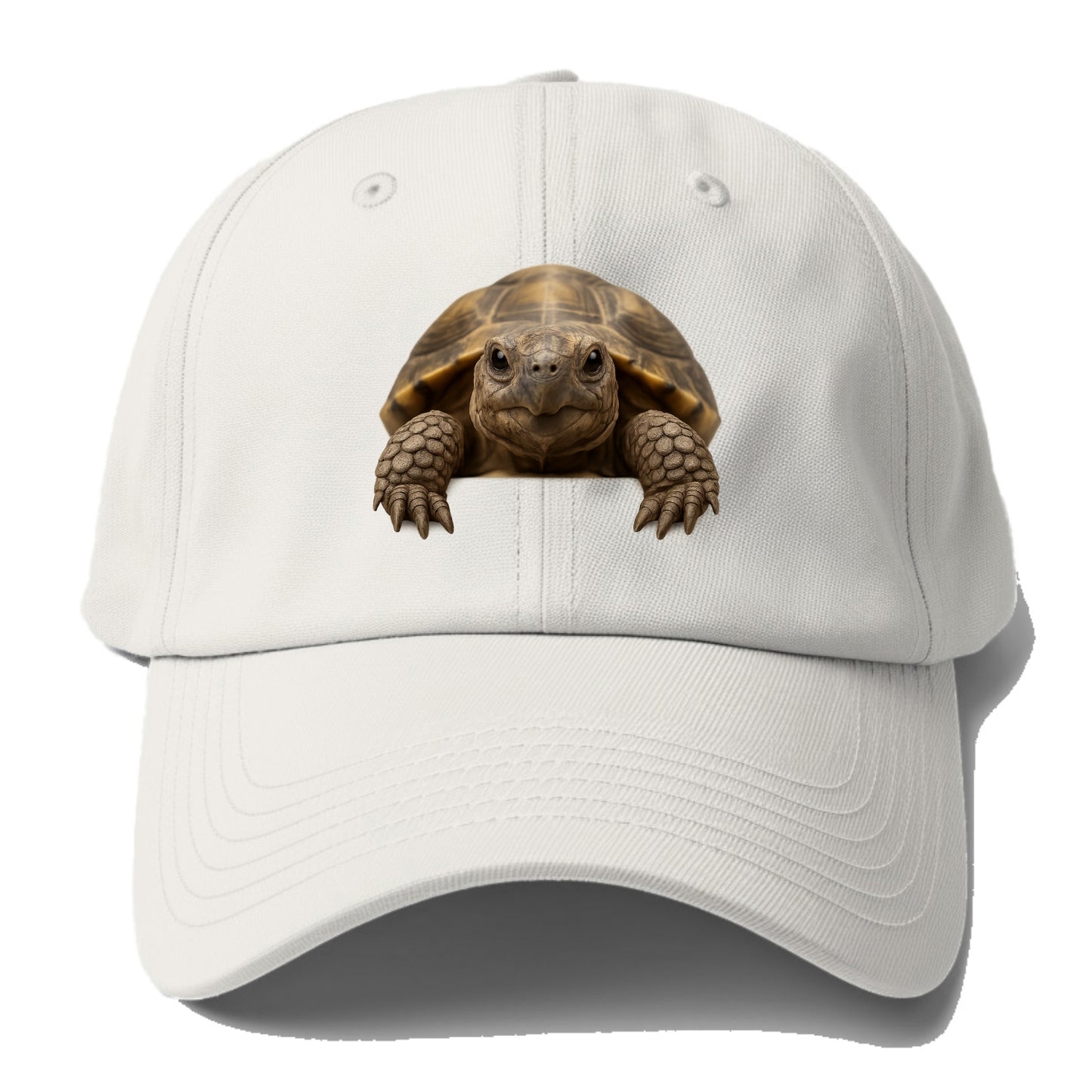 Tortoise - Baseball Cap For Big Heads - Off White