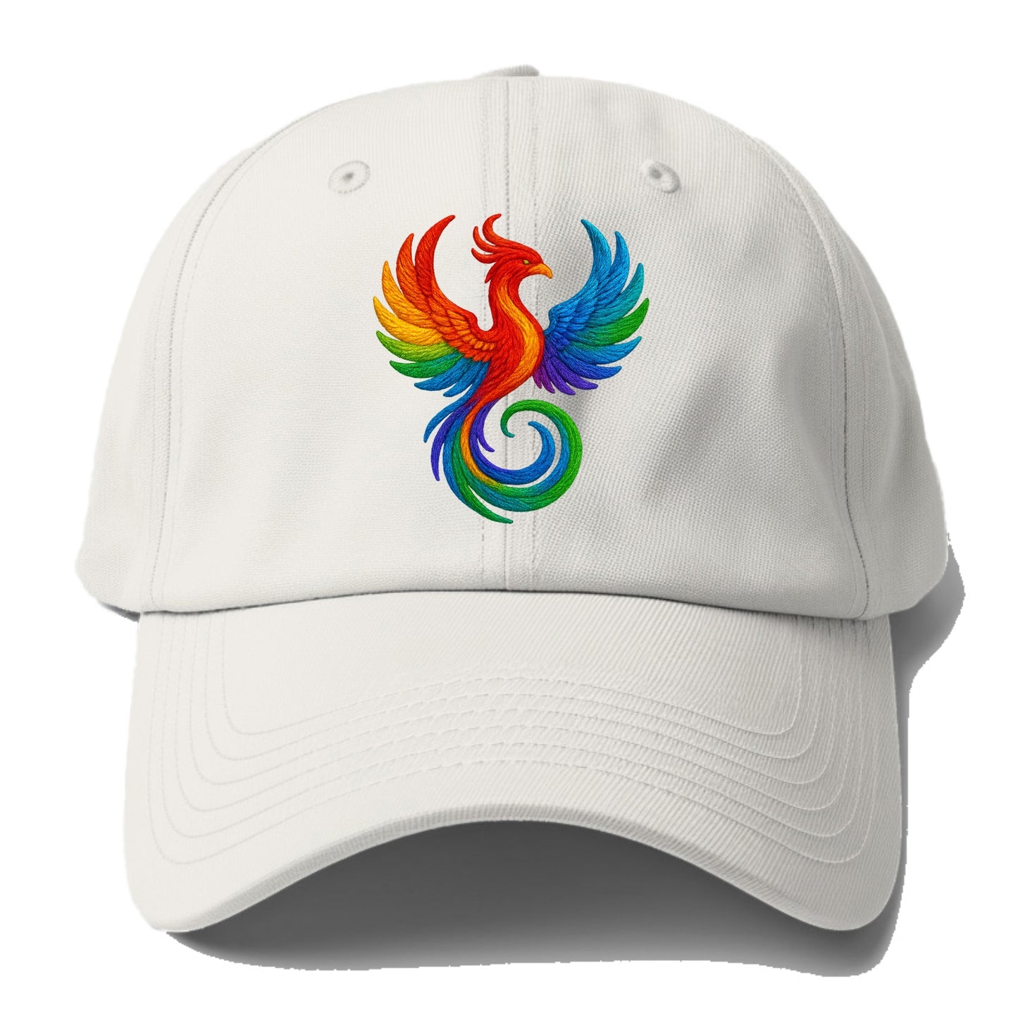 Phoenix Rising - Baseball Cap For Big Heads - Off White