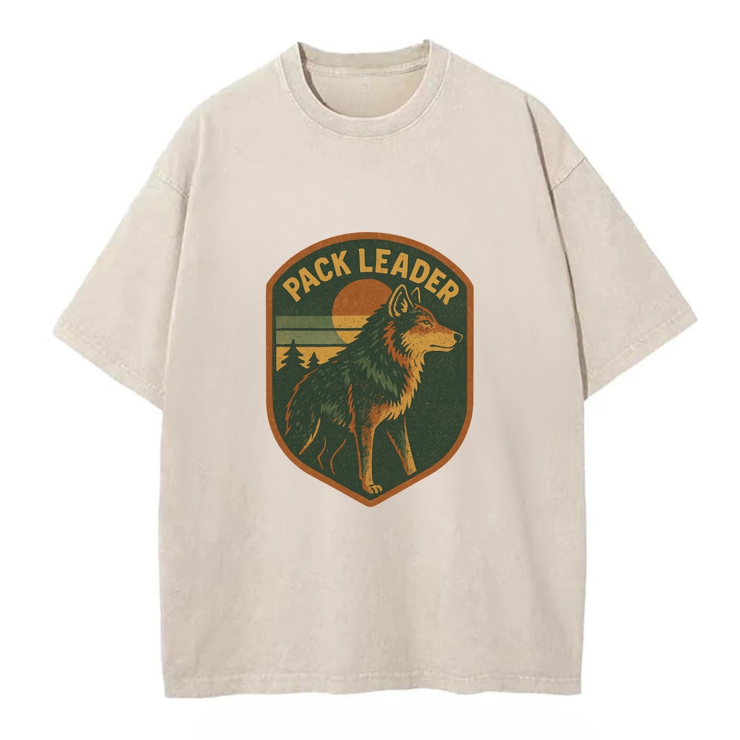 Pack Leader - Vintage T-shirt - Off White