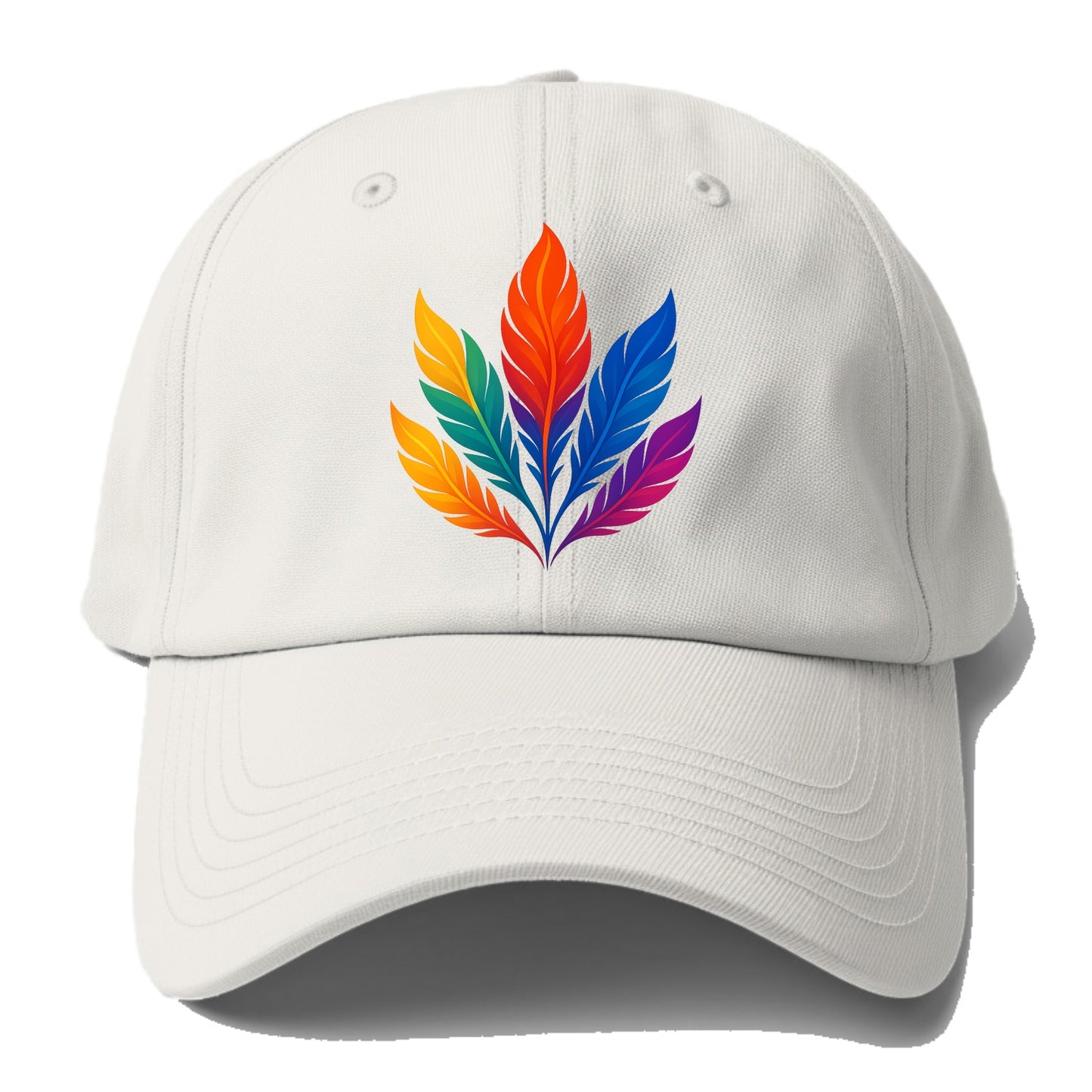 Phoenix Feathers - Each feather a differ - Baseball Cap For Big Heads - Off White