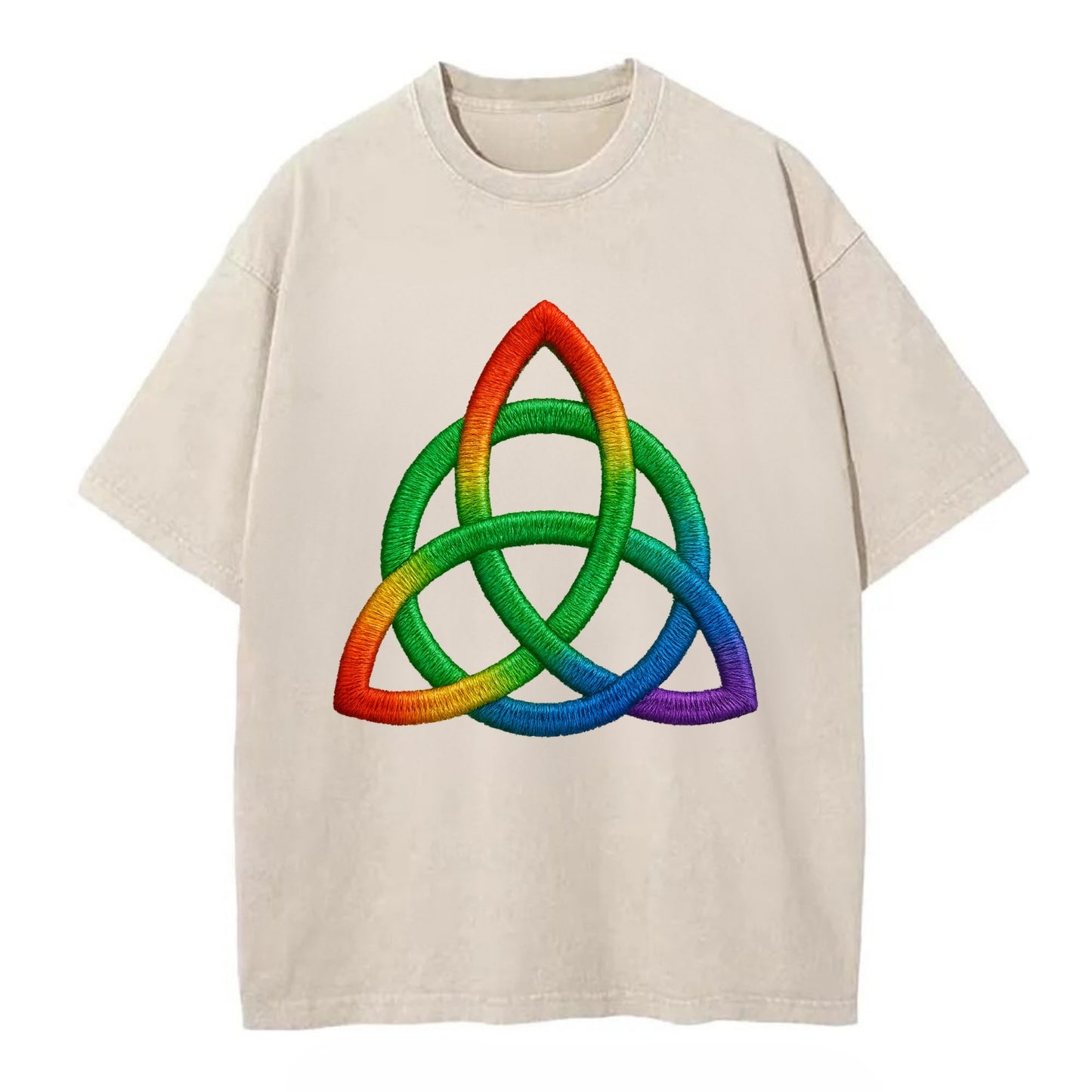 Triquetra - Vintage T-shirt - Off White