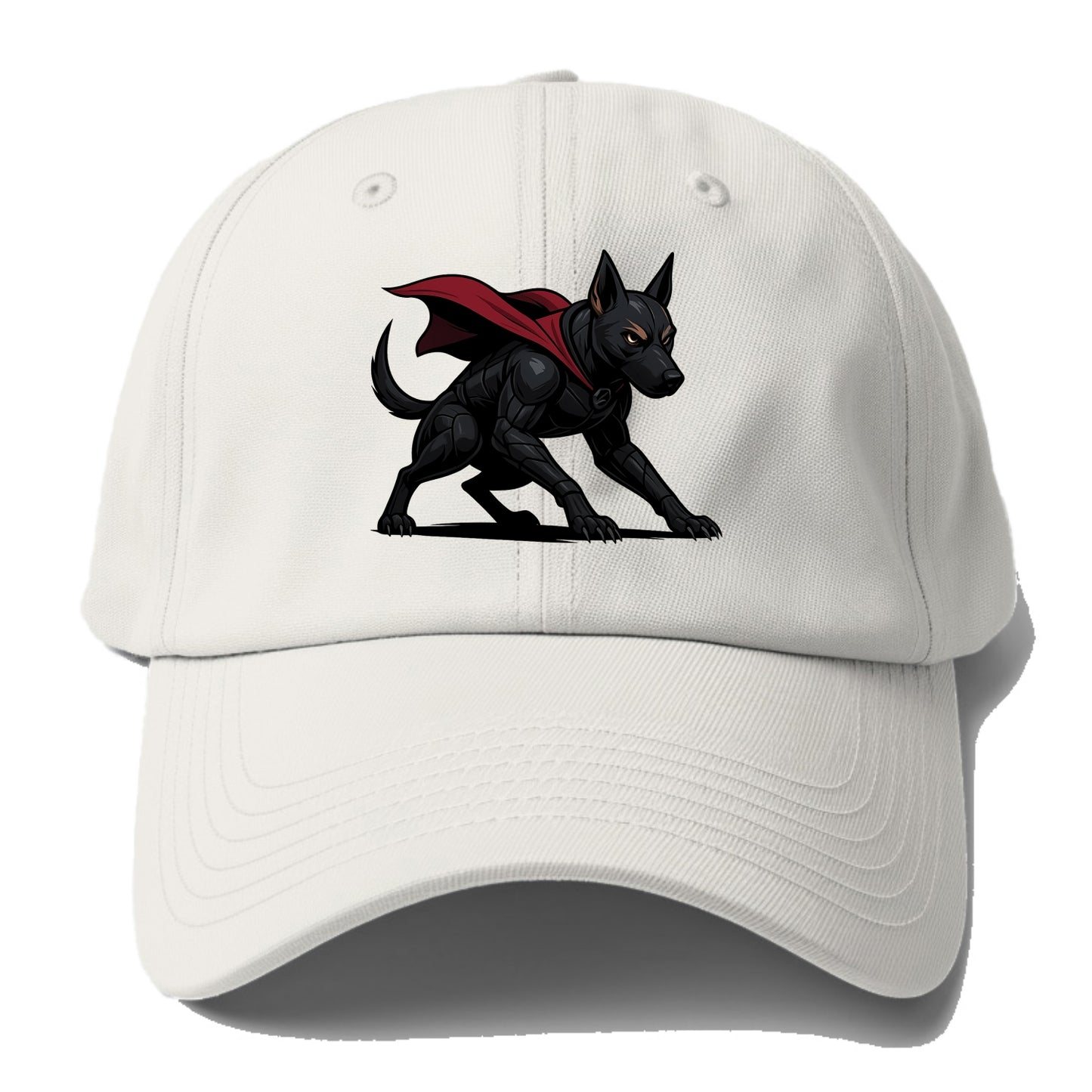 Belgian Malinois Black Panther - Baseball Cap - Off White
