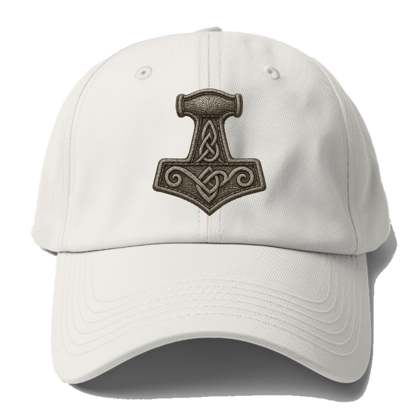 Mjolnir - Baseball Cap For Big Heads - Off White