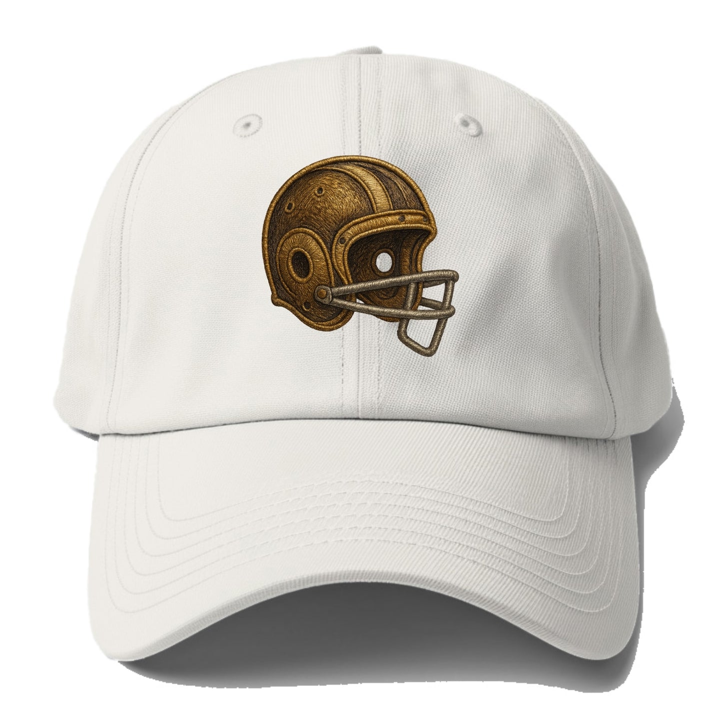 Football Helmet - Baseball Cap For Big Heads - Off White