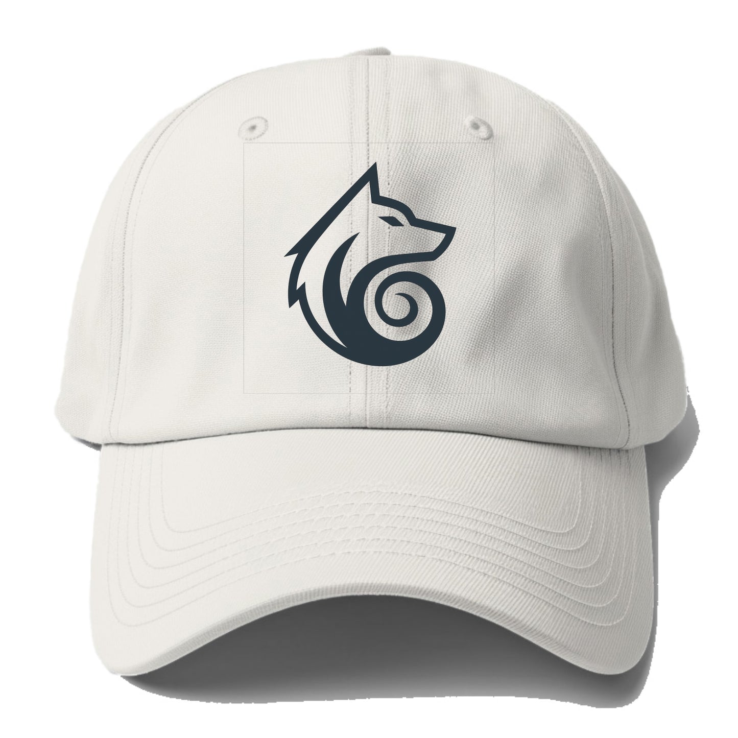 Wind Wolf Spiral - Baseball Cap For Big Heads - Off White