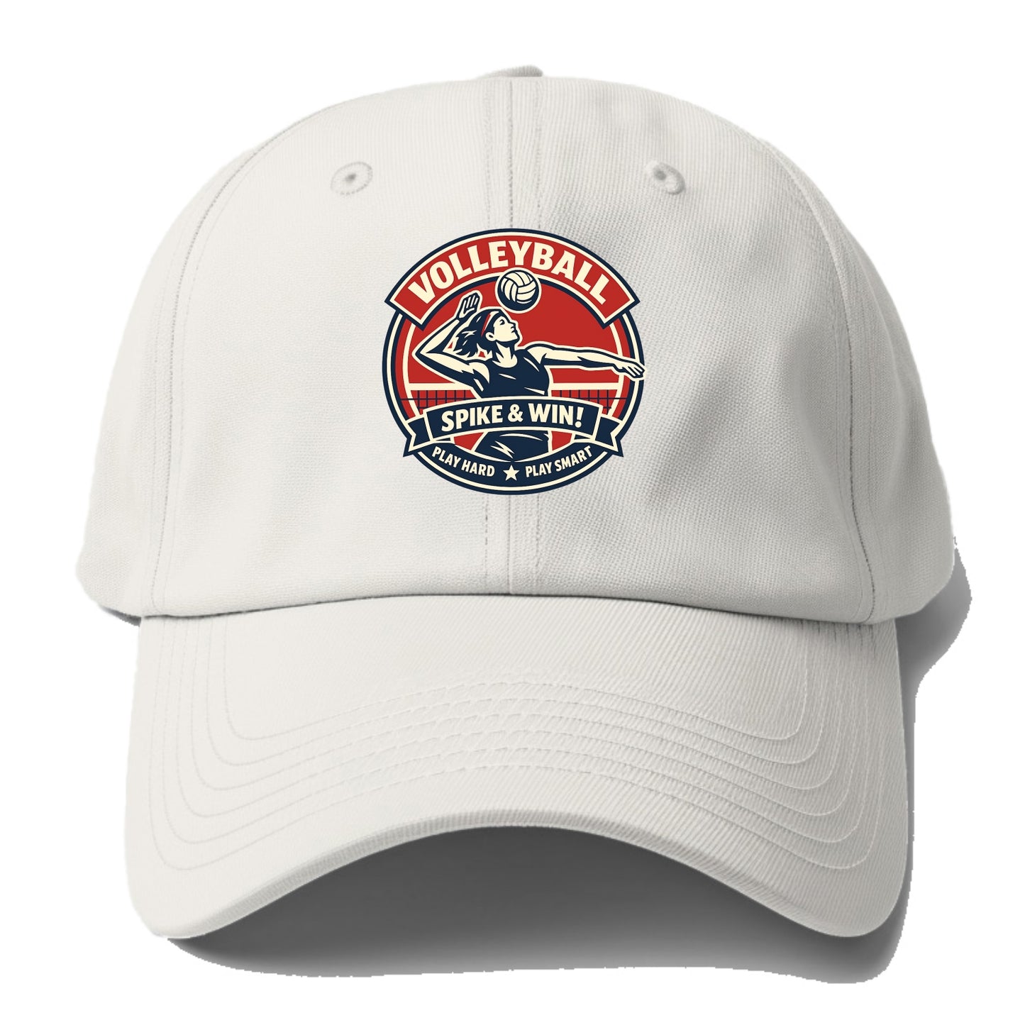 Dynamic Spike Emblem - Baseball Cap For Big Heads - Off White