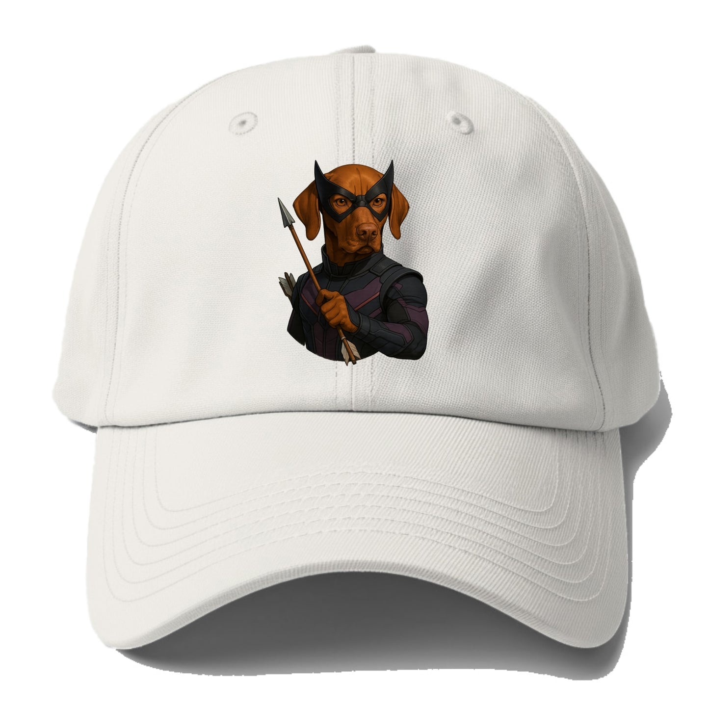 Vizsla Hawkeye - Baseball Cap For Big Heads - Off White