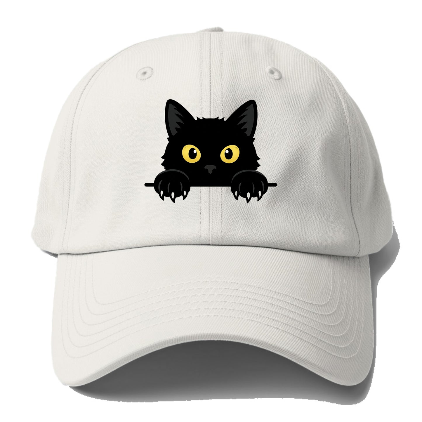 Black Cat - Baseball Cap - Off White