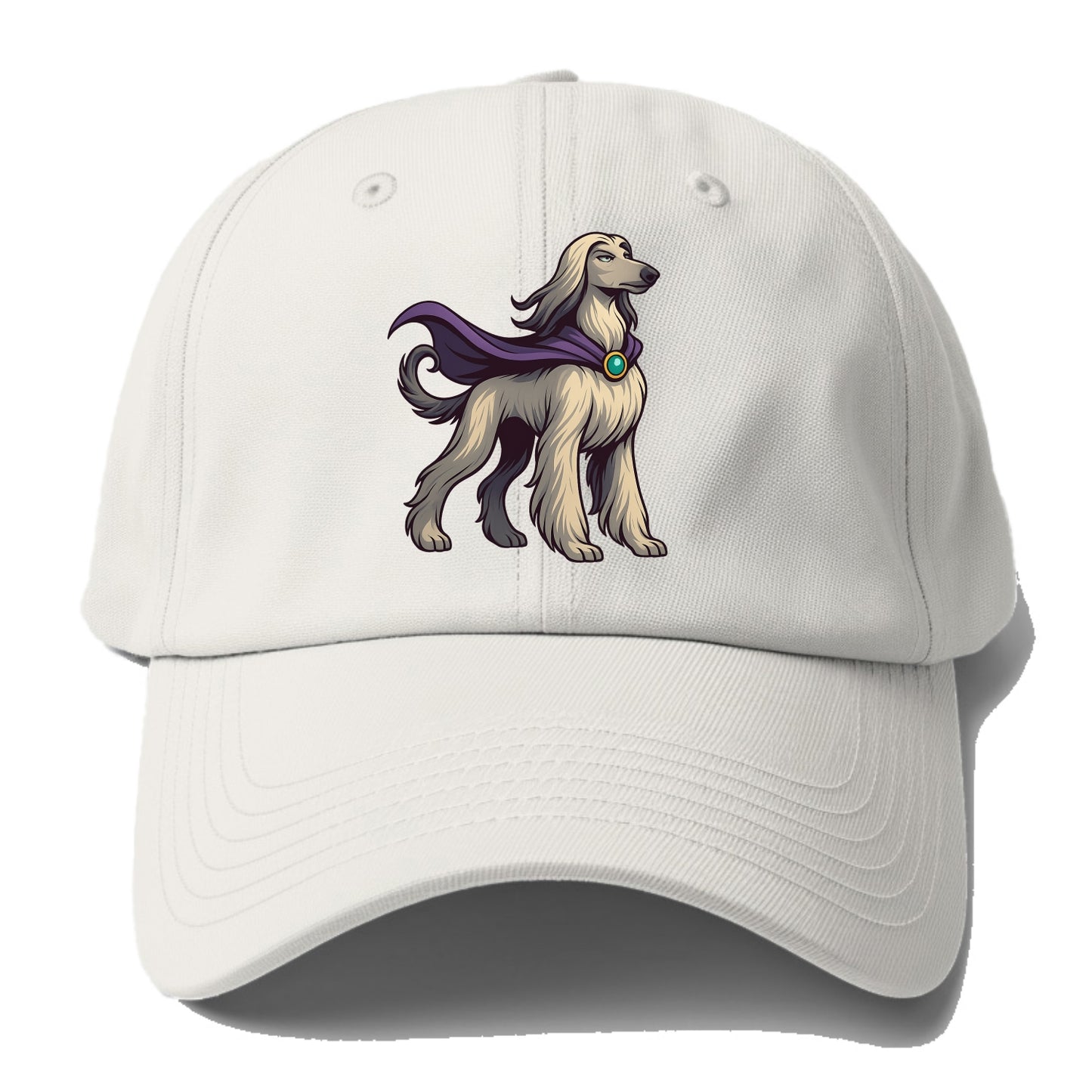 Afghan Hound Mystic Hero - Baseball Cap - Off White