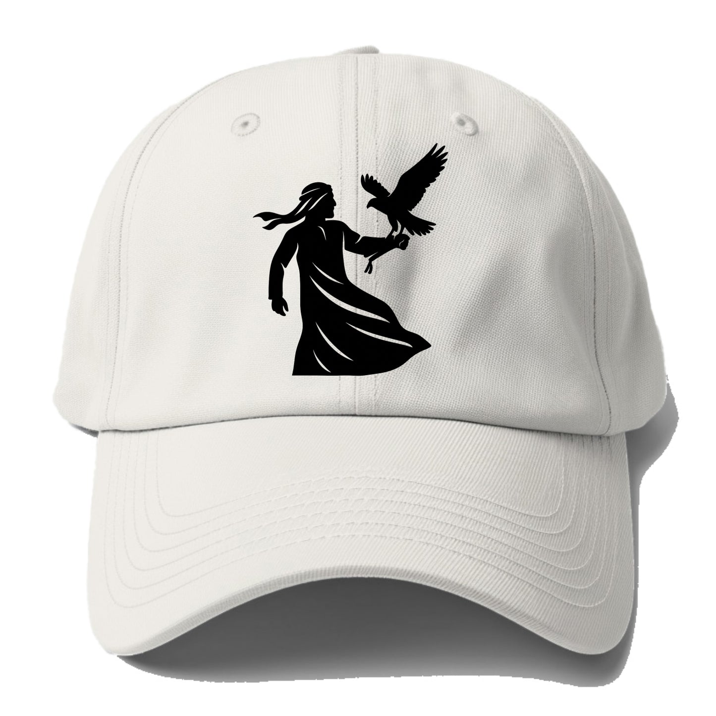 Arabian falconer with bird - Baseball Cap - Off White