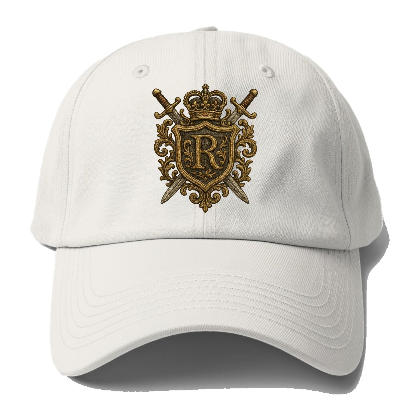 Royal Crest - Baseball Cap For Big Heads - Off White
