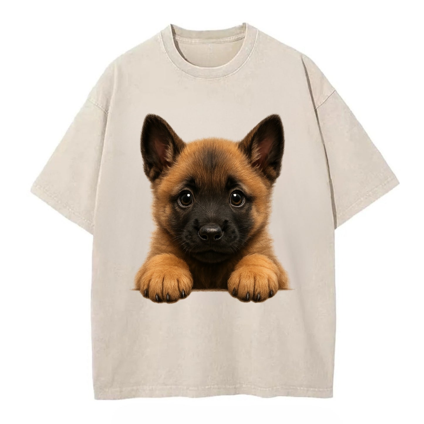 Belgian Malinois - Vintage T-shirt - Off White