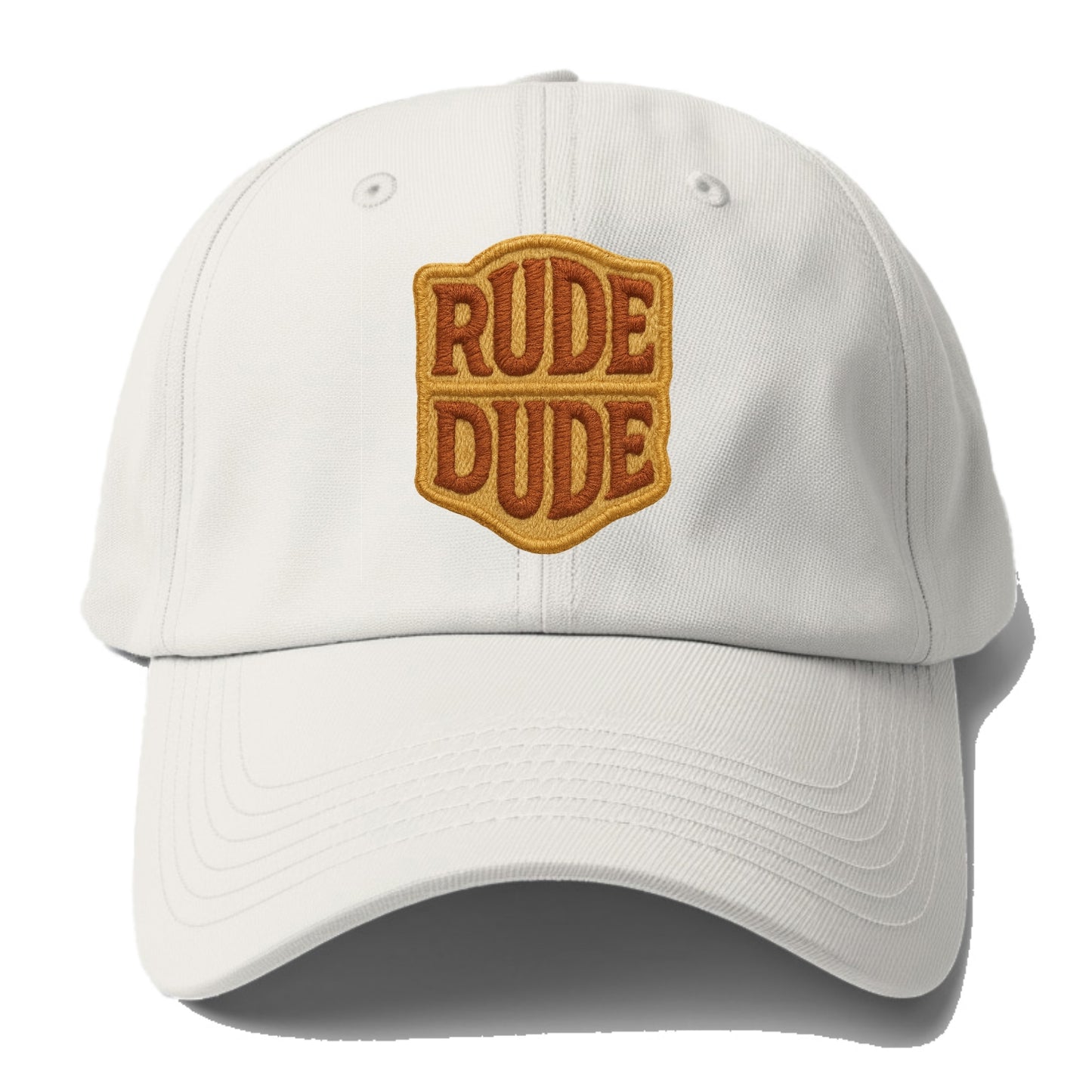 RUDE;DUDE ENERGY Surf Green Trucker - Baseball Cap For Big Heads - Off White