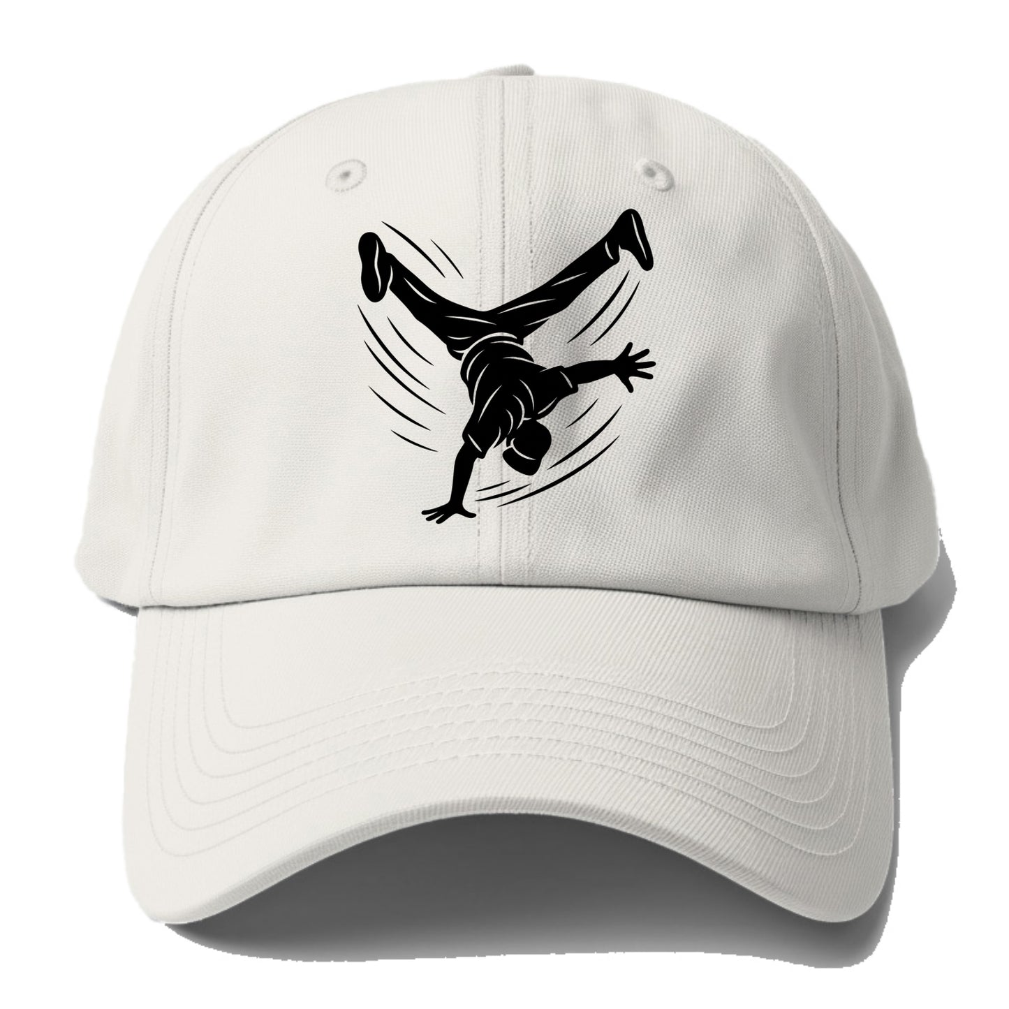 Breakdancer windmill move - Baseball Cap - Off White