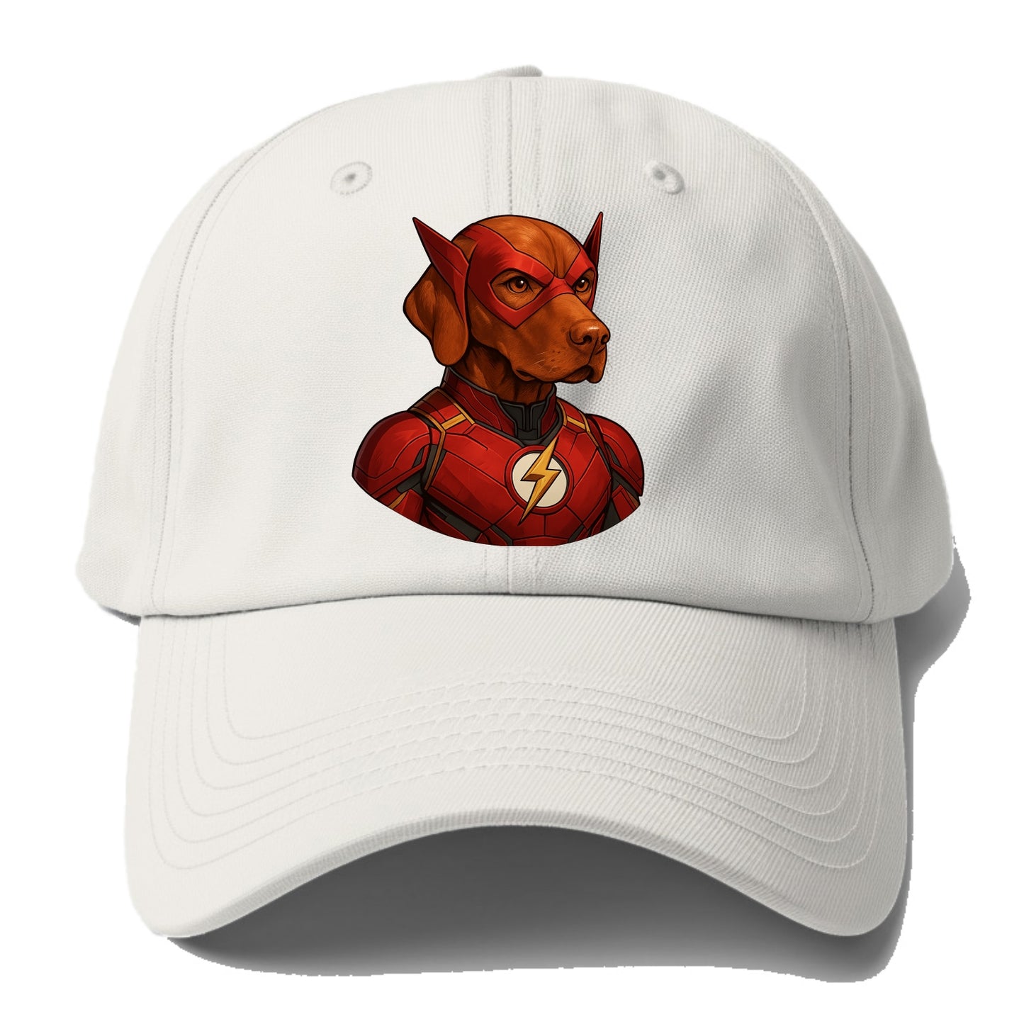 Vizsla Speed Hero - Baseball Cap For Big Heads - Off White