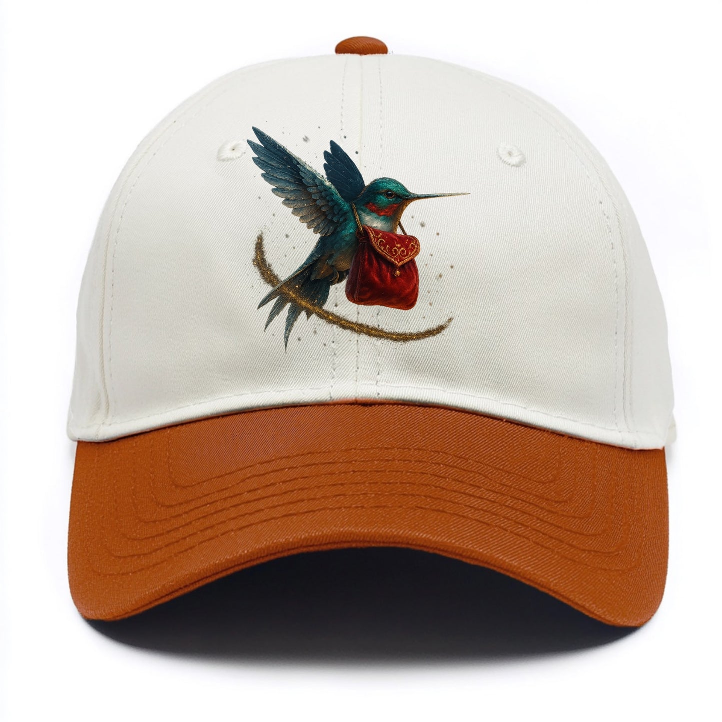 Frostbite Hummingbird Courier - Two Tone Cap - Orange