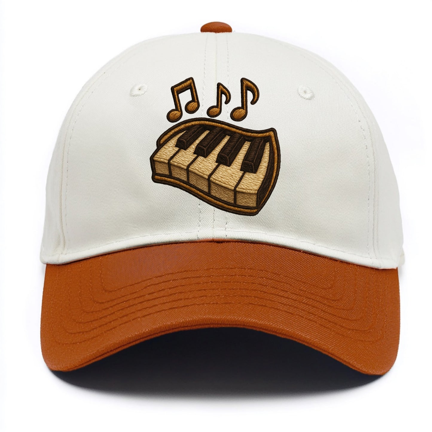 Piano Keys - Two Tone Cap - Orange