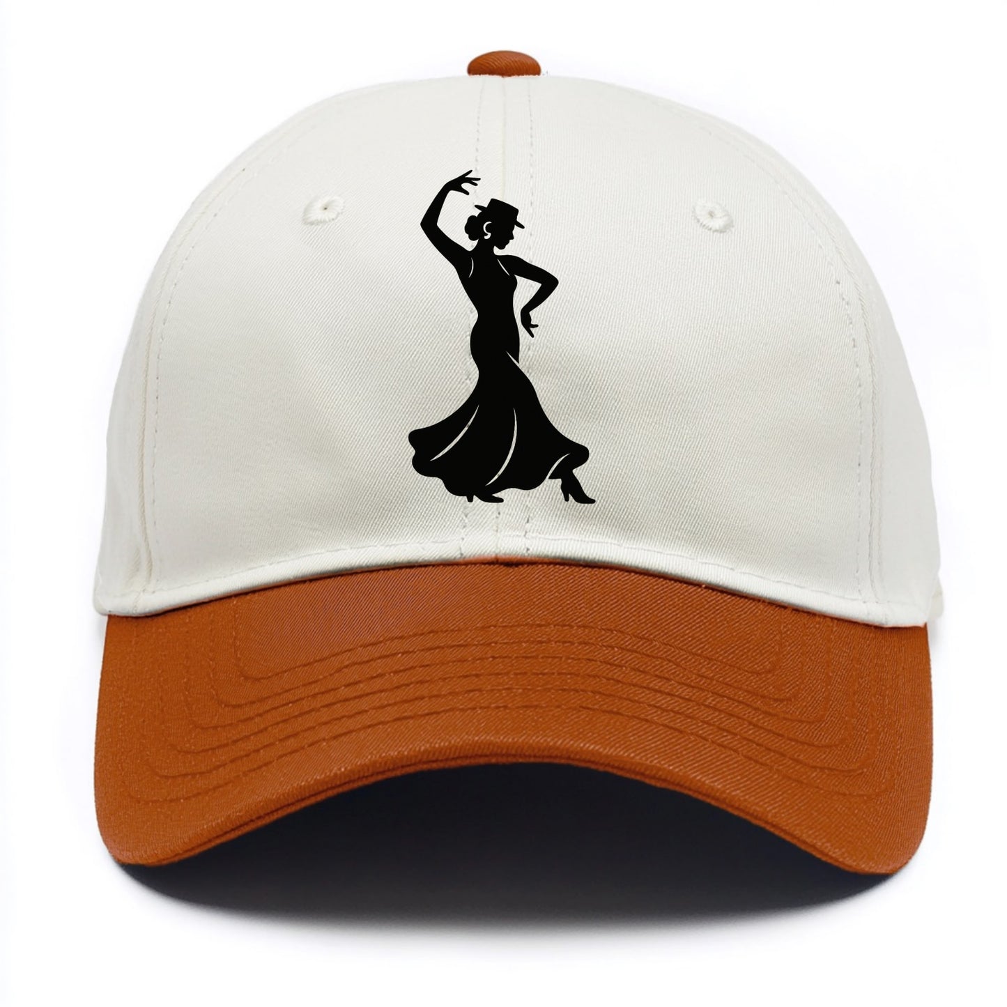 Flamenco dancer passionate stance - Two Tone Cap - Orange
