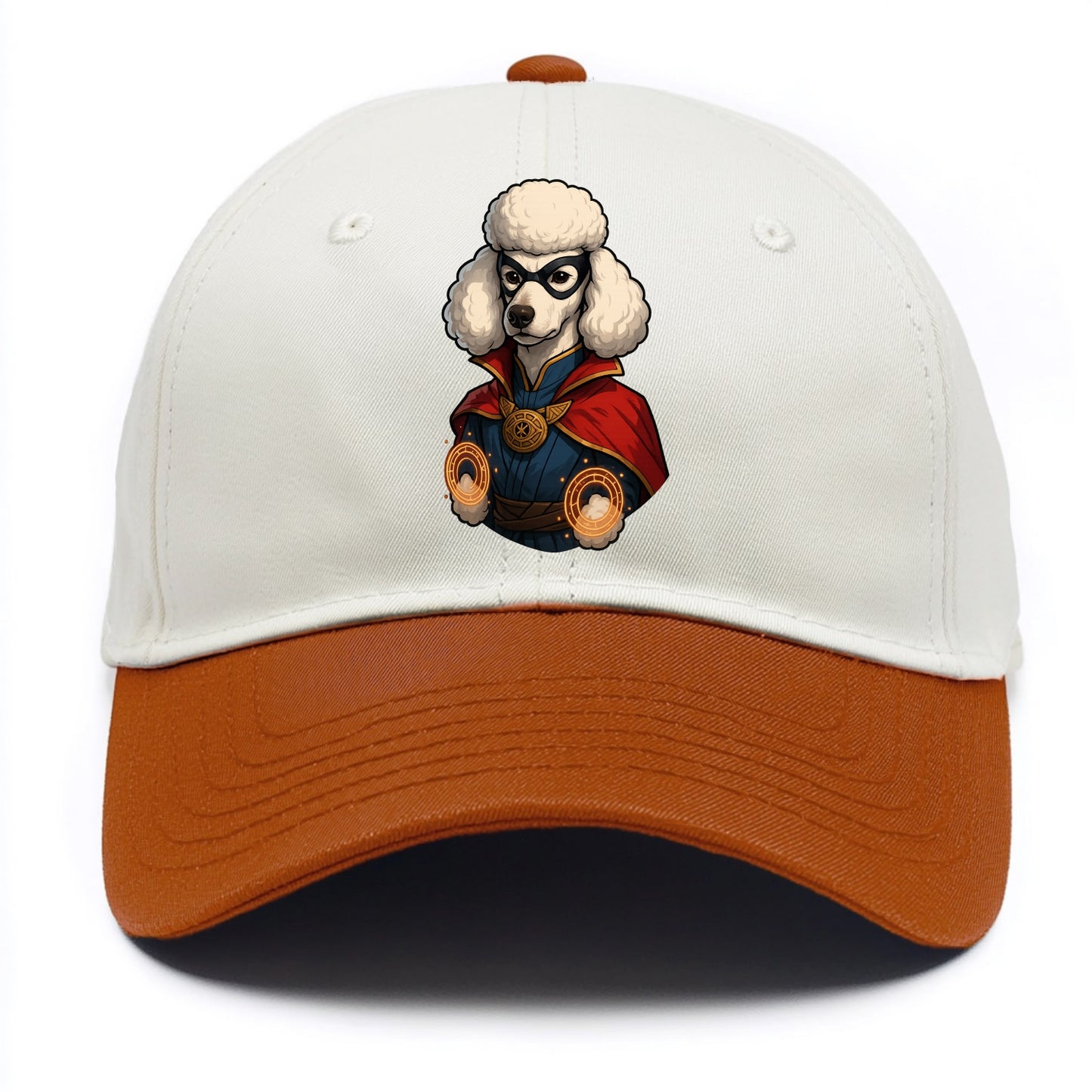Poodle Doctor Strange - Two Tone Cap - Orange