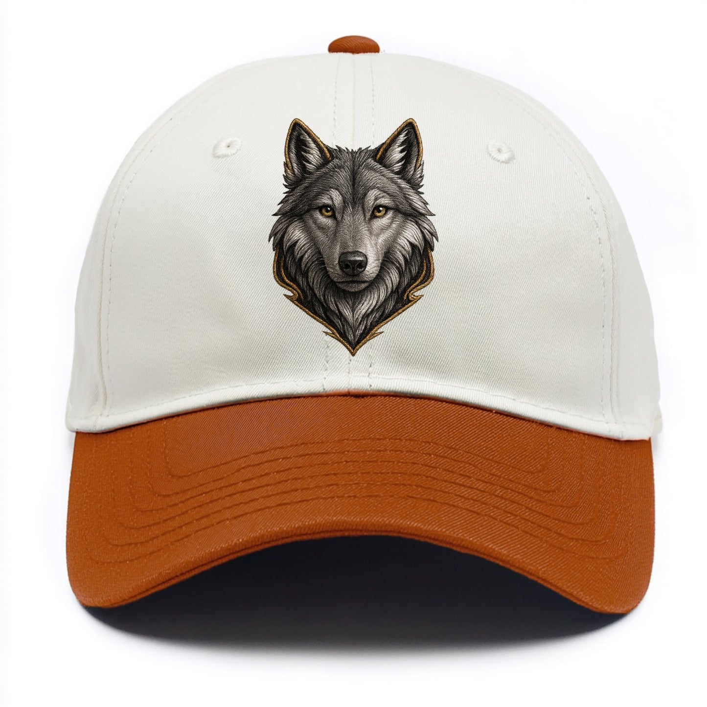 Wolf Totem - Two Tone Cap - Orange