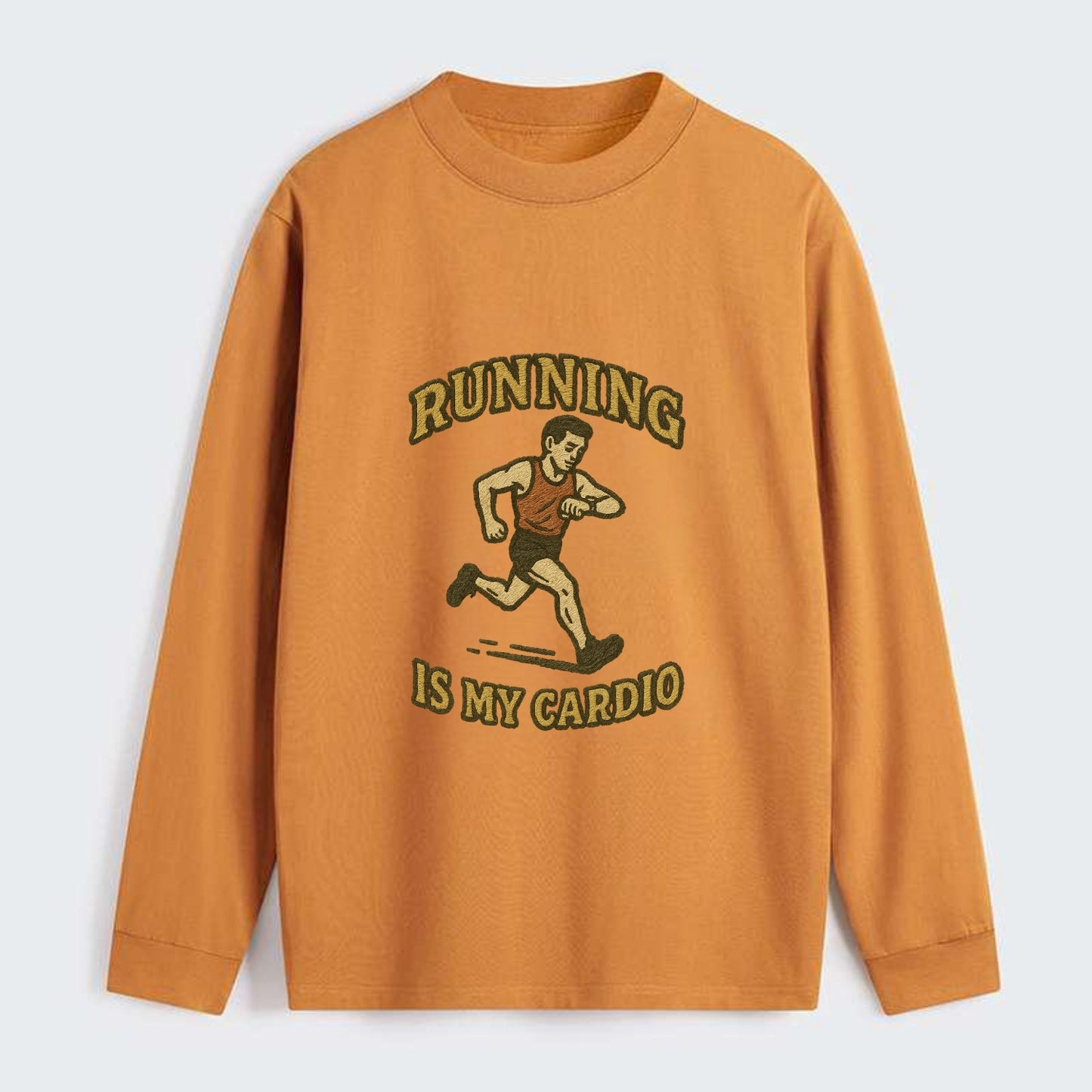 Running Late Is My Cardio - Classic Long Sleeve Shirt - Orange