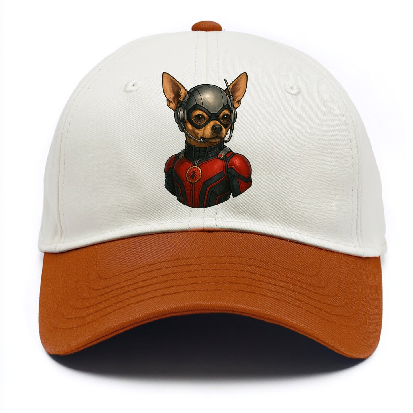 Chihuahua Ant-Man - Two Tone Cap - Orange
