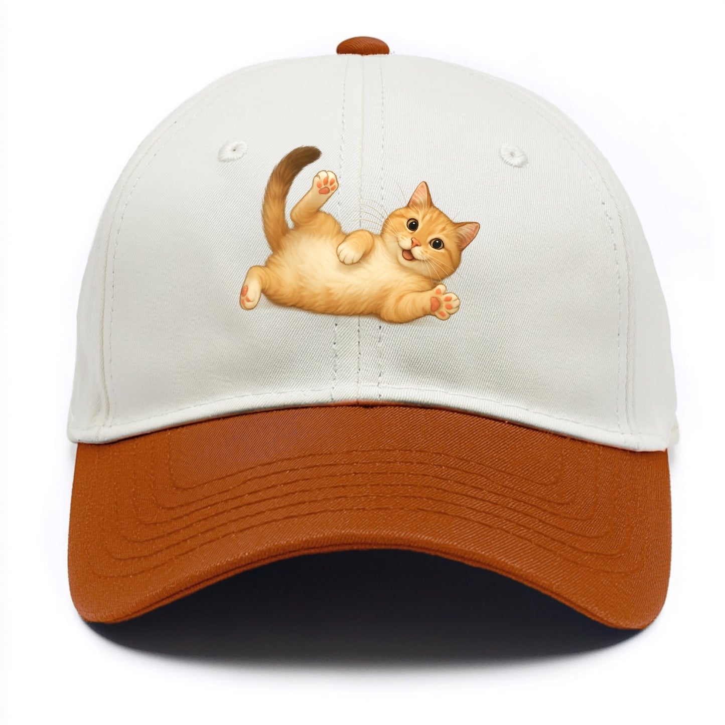 Therapy Cat - Two Tone Cap - Orange