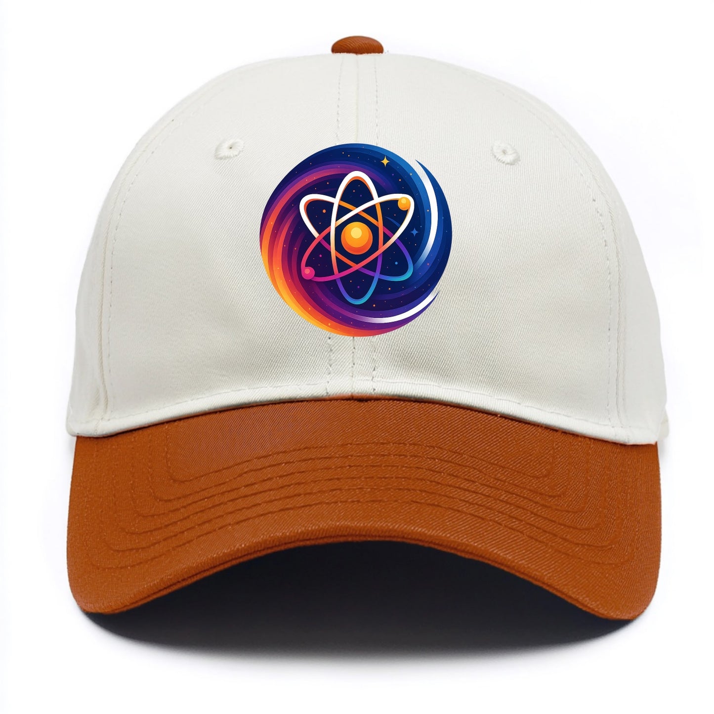 Micro Macro - Atom structure expanding i - Two Tone Cap - Orange