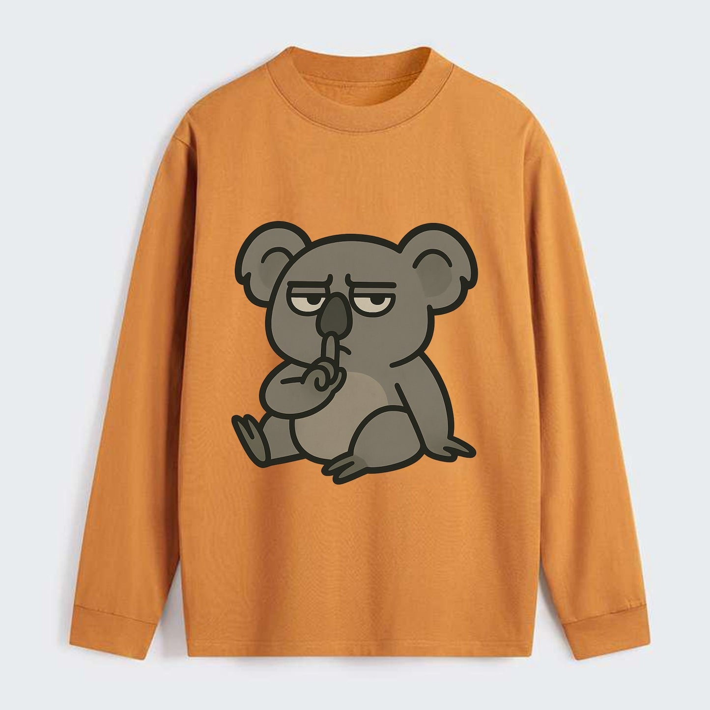 The Koala Judging - Classic Long Sleeve Shirt - Orange