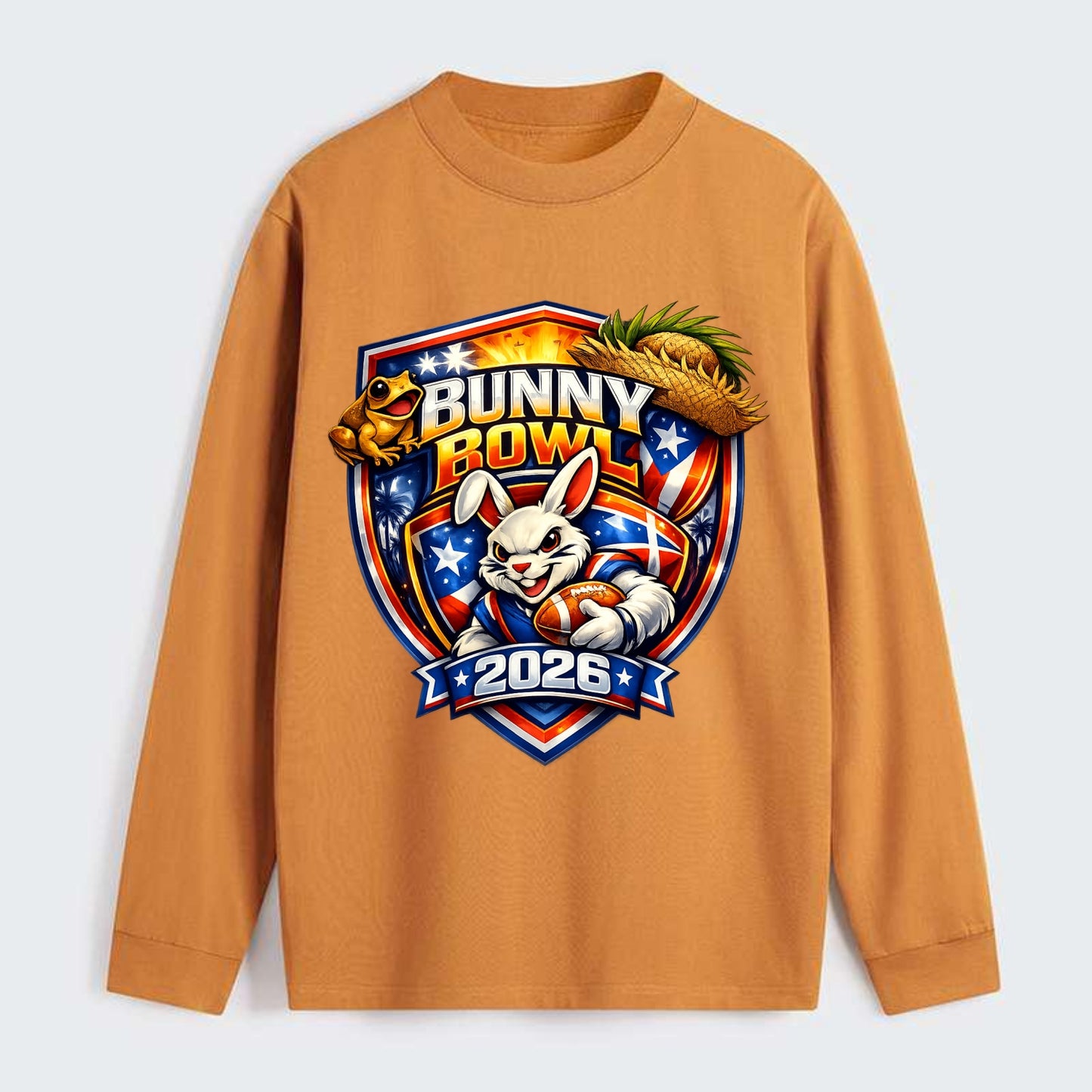Bunny Bowl 2026 - Classic Long Sleeve Shirt - Orange