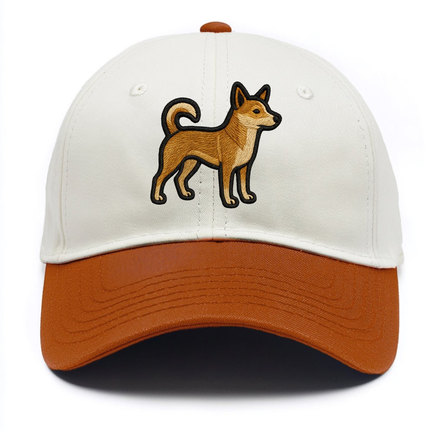 Norwegian Lundehund - Modern puffin hunt - Two Tone Cap - Orange
