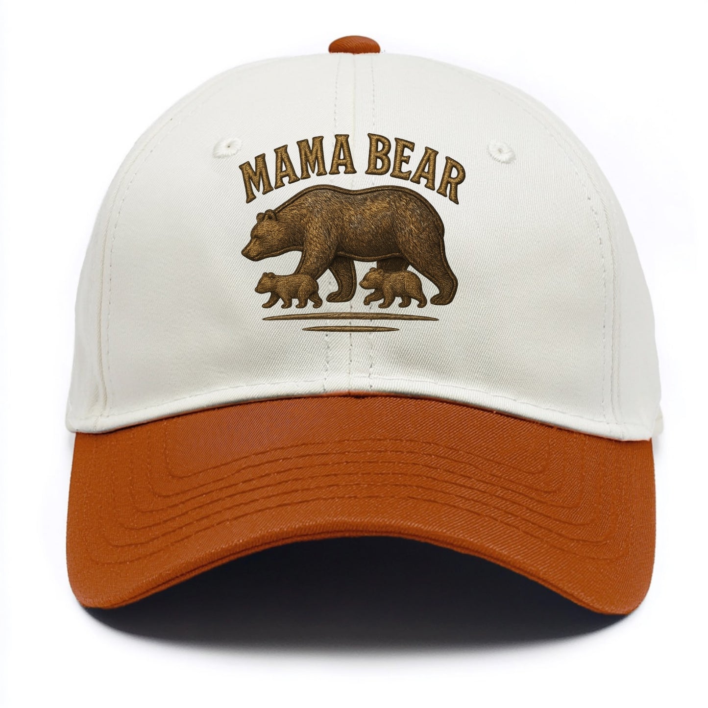 Mama Bear - Two Tone Cap - Orange